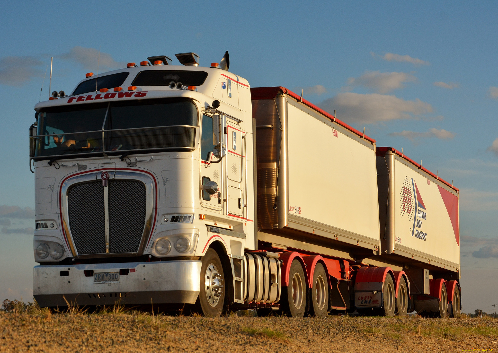 kenworth, b, double, автомобили, kenworth, тягач, седельный, грузовик, тяжелый