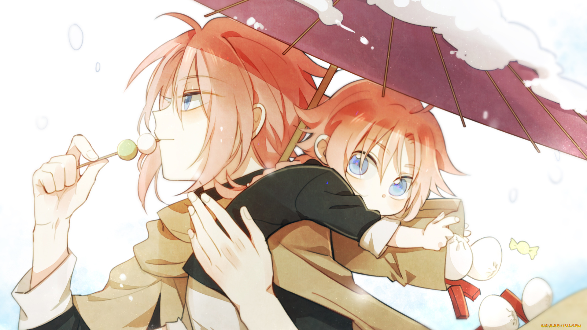 аниме, gintama, пара