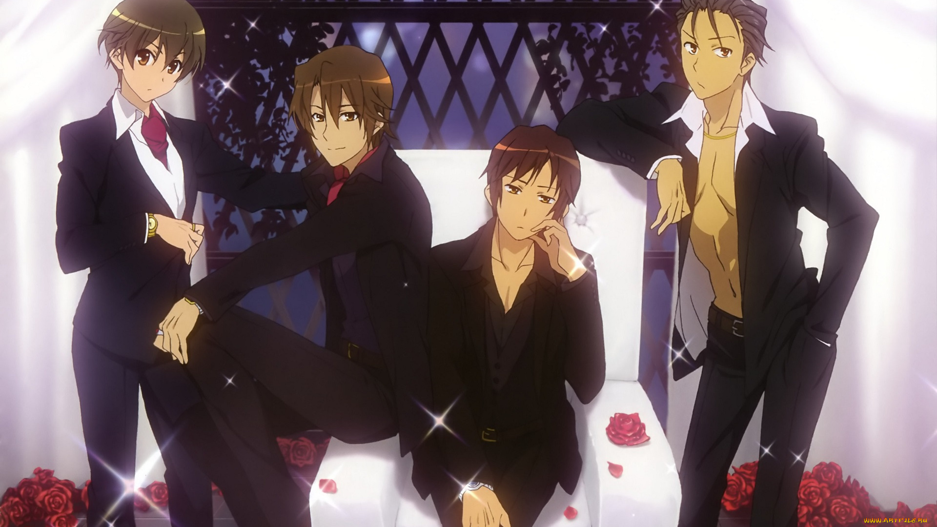 аниме, the, melancholy, of, haruhi, suzumiya, suzumiya, haruhi, no, yuuutsu, парни