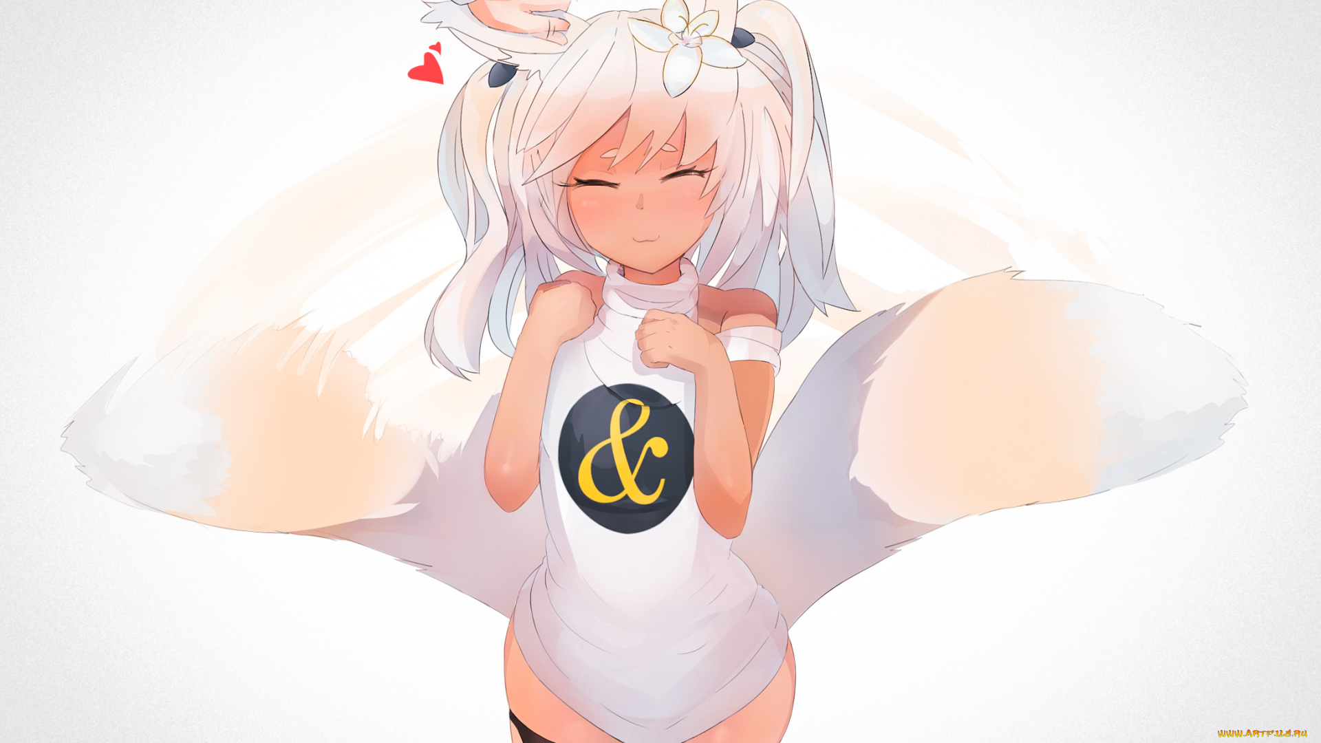 аниме, животные, , существа, девочка