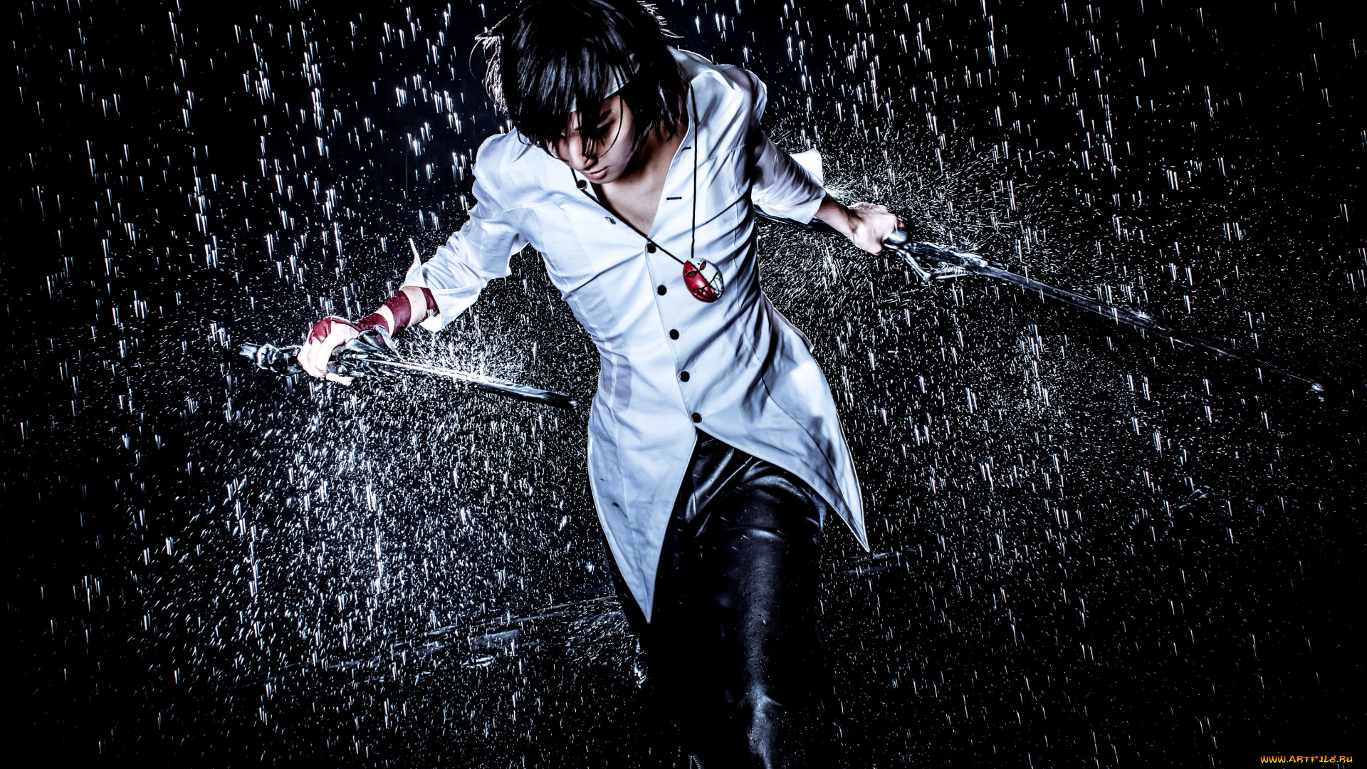 hero, warz, разное, cosplay, , косплей, hero, warz, дождь, парень, оружие