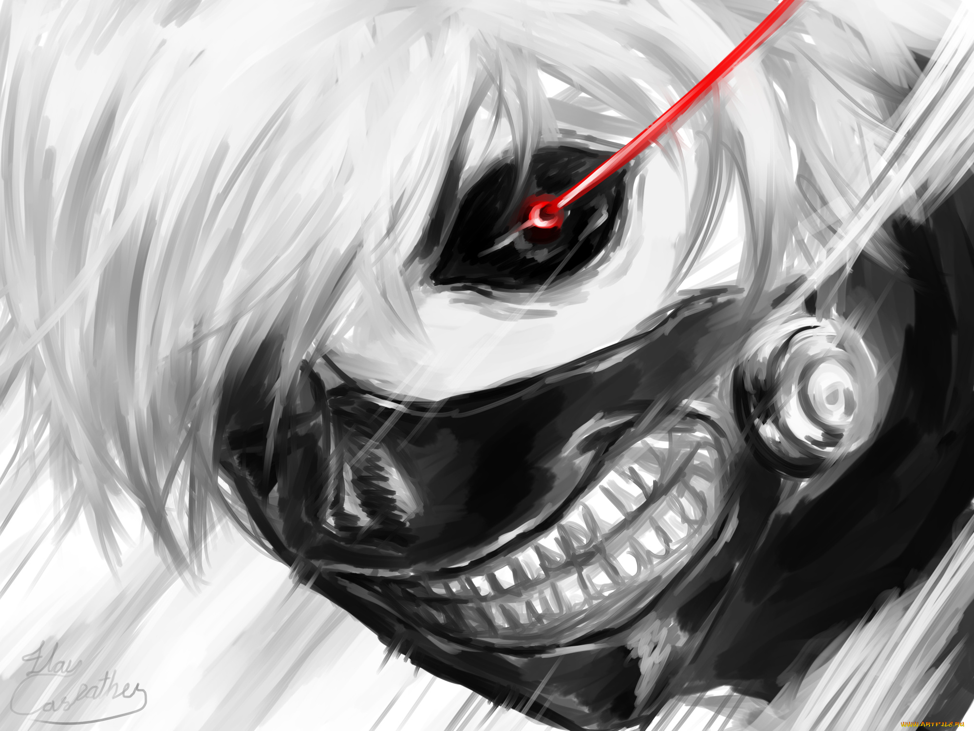 аниме, tokyo, ghoul, канеки