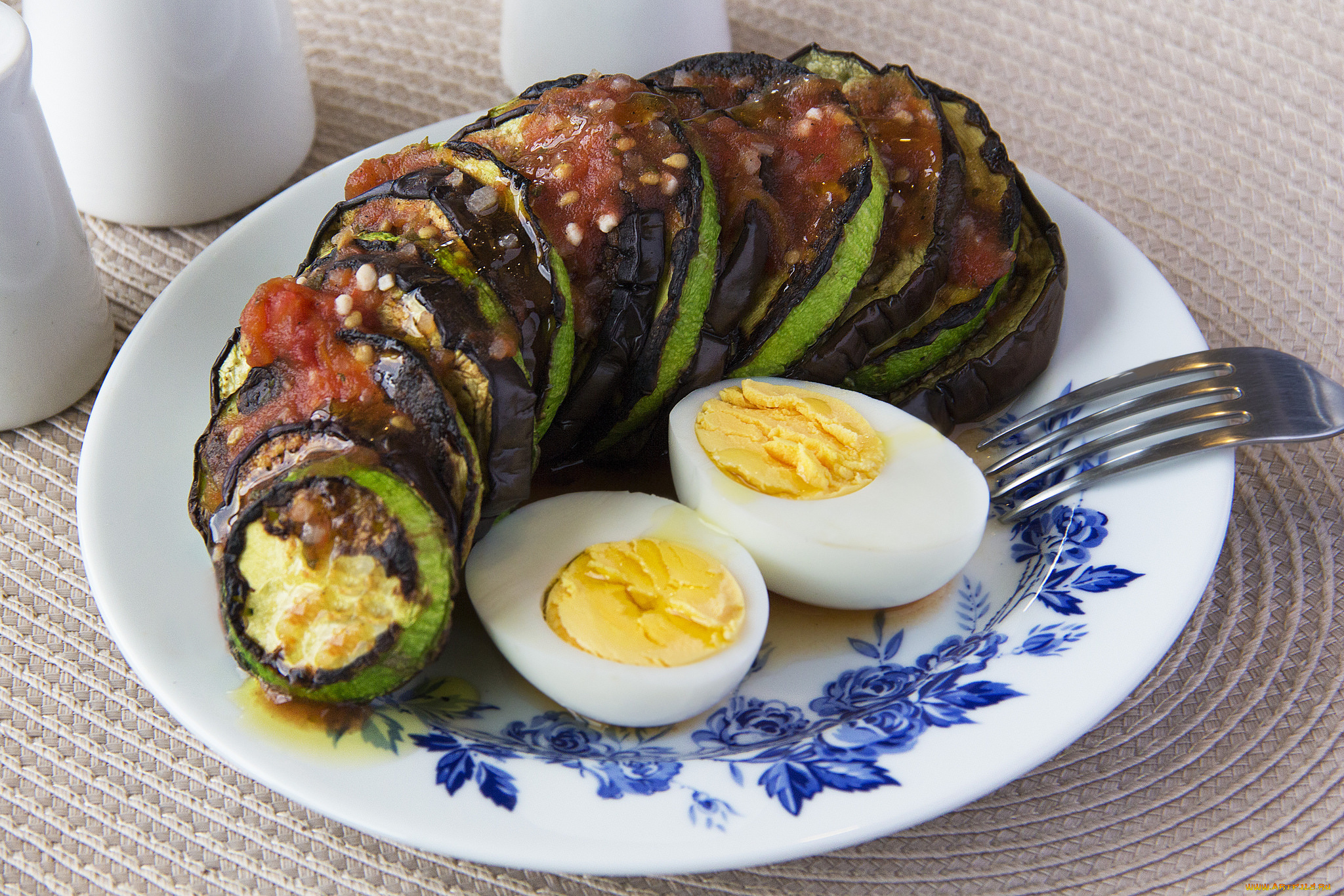 еда, мясные, блюда, кабачок, яйца