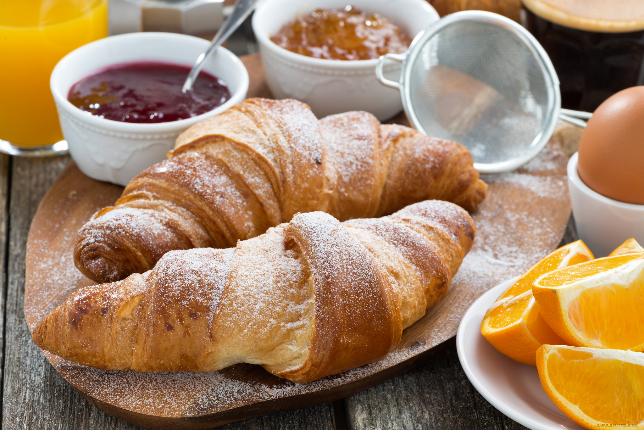 еда, хлеб, , выпечка, круасаны