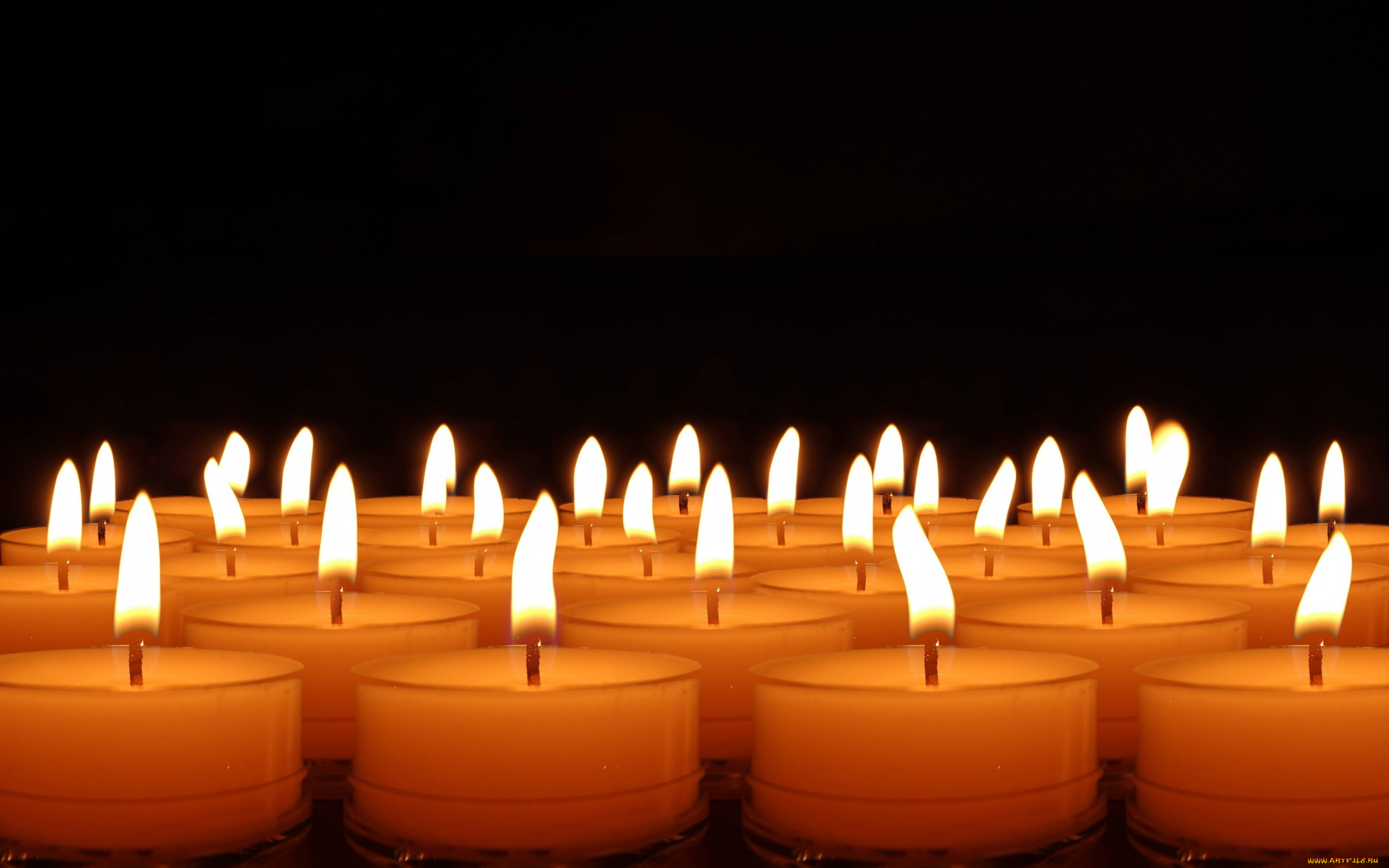 разное, свечи, огоньки, много