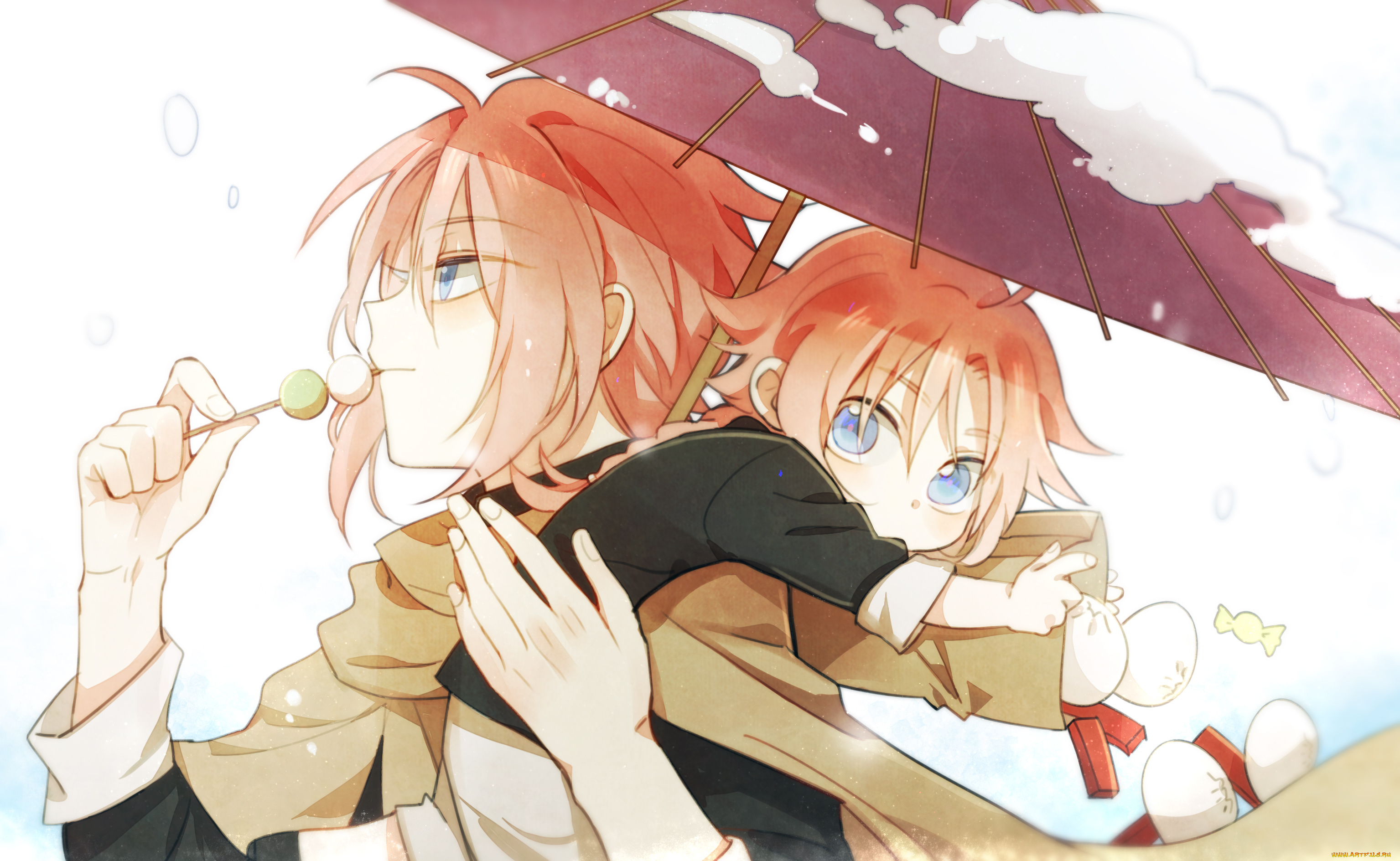 аниме, gintama, пара