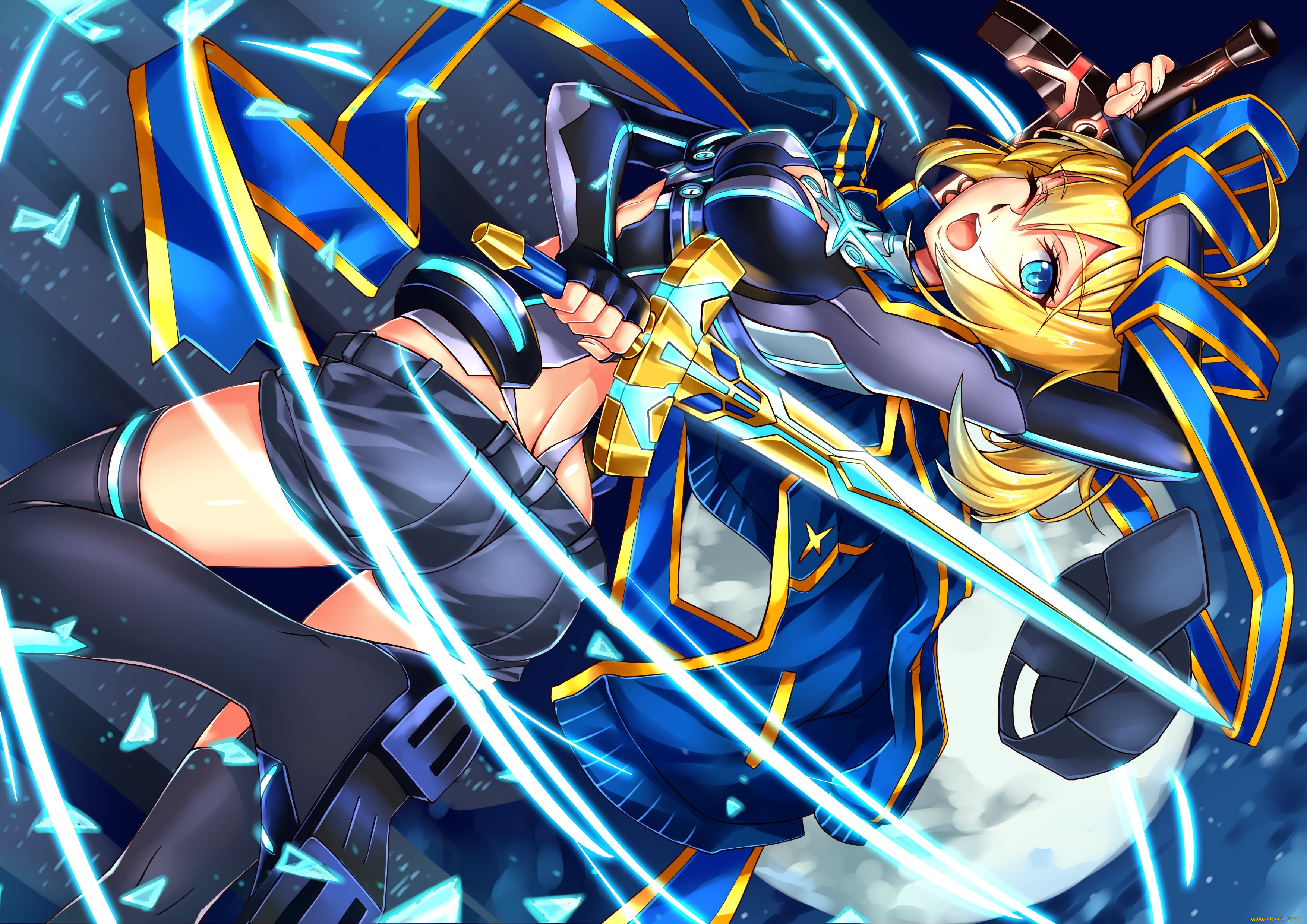 аниме, fate, stay, night, девушка