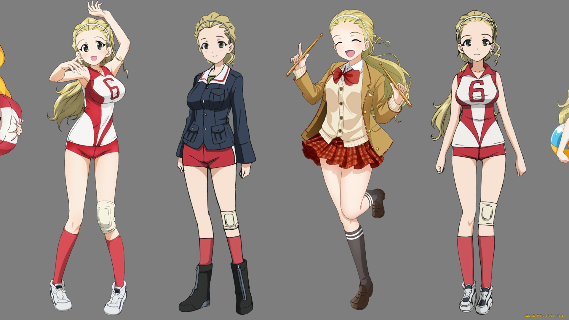 аниме, girls, und, panzer, girls, und, panzer