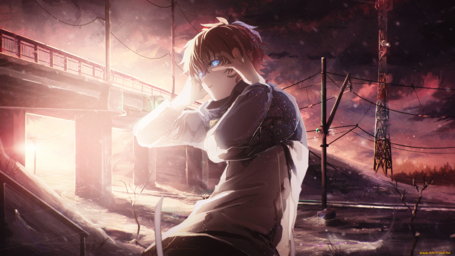 аниме, kekkai, sensen, лео