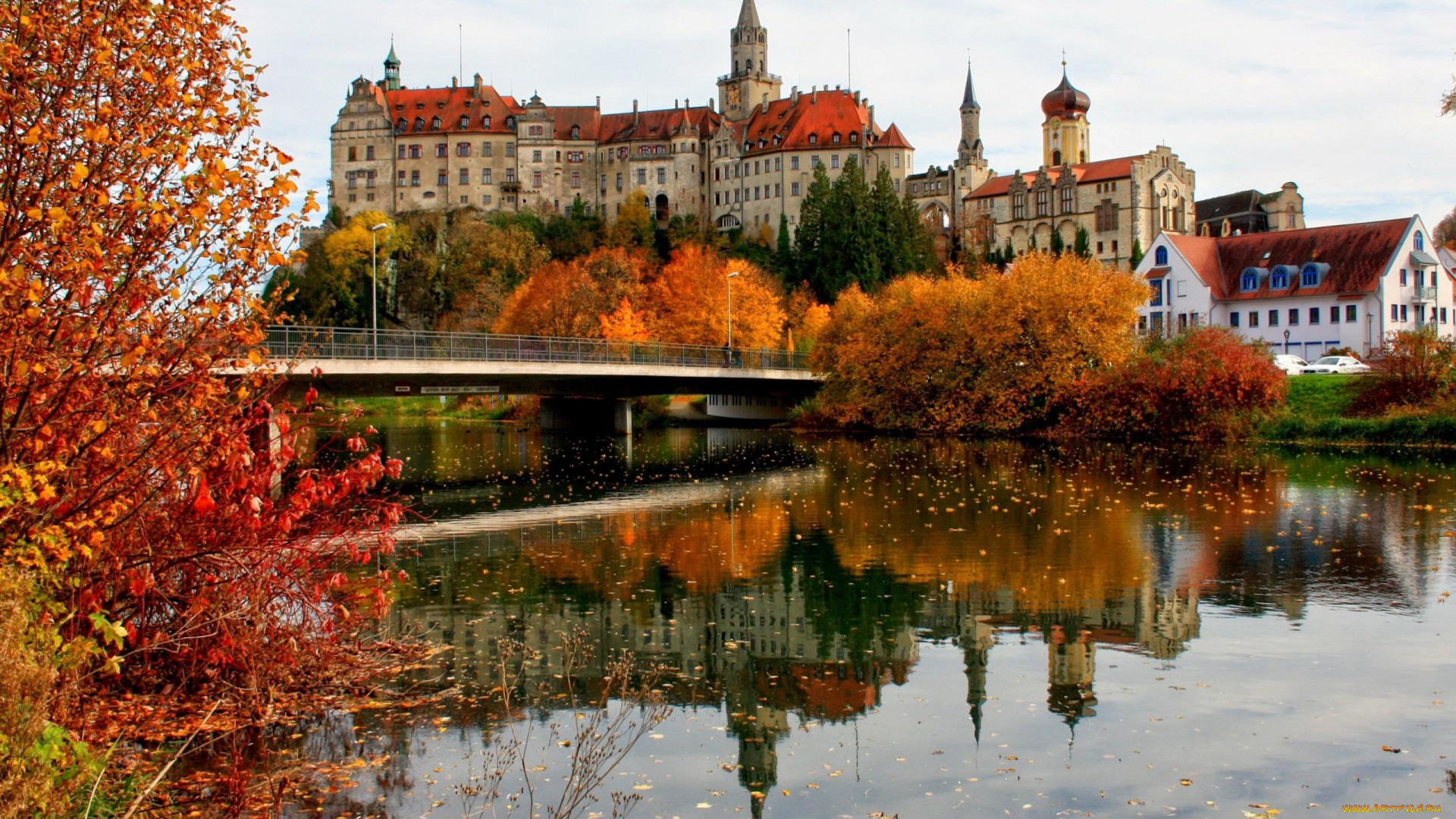 castle, sigmaringen, города, замки, германии, castle, sigmaringen