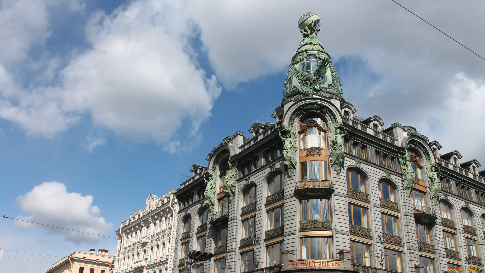 города, -, здания, , дома, памятники, питер