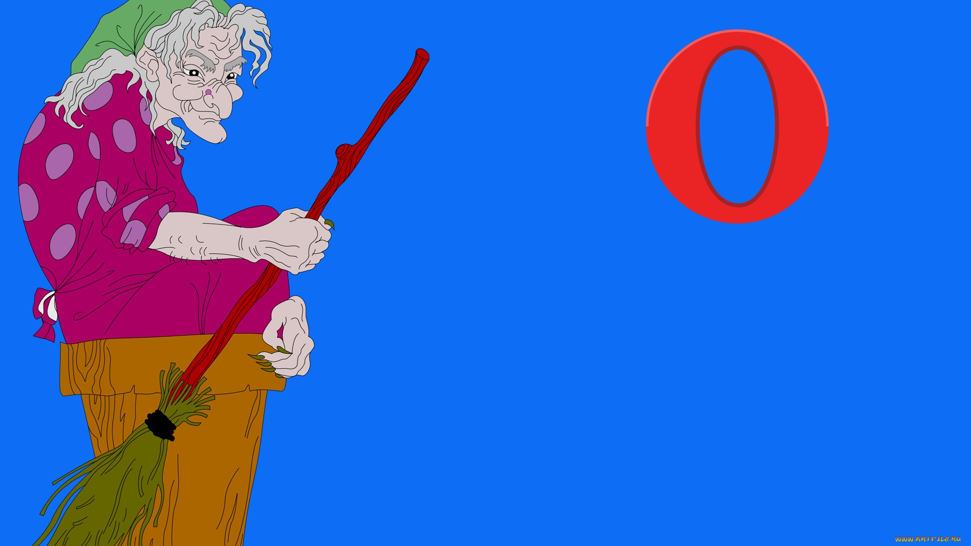 компьютеры, opera, фон, логотип