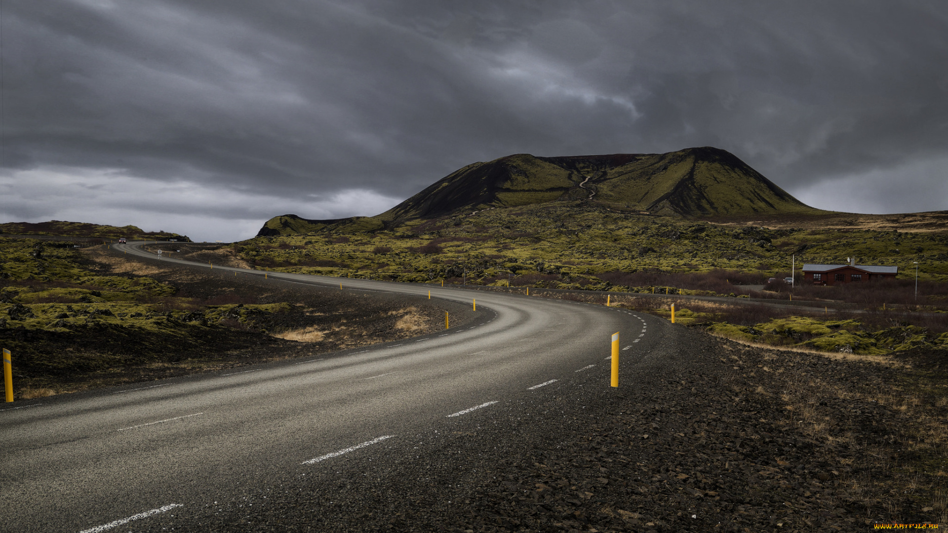 природа, дороги, тракт