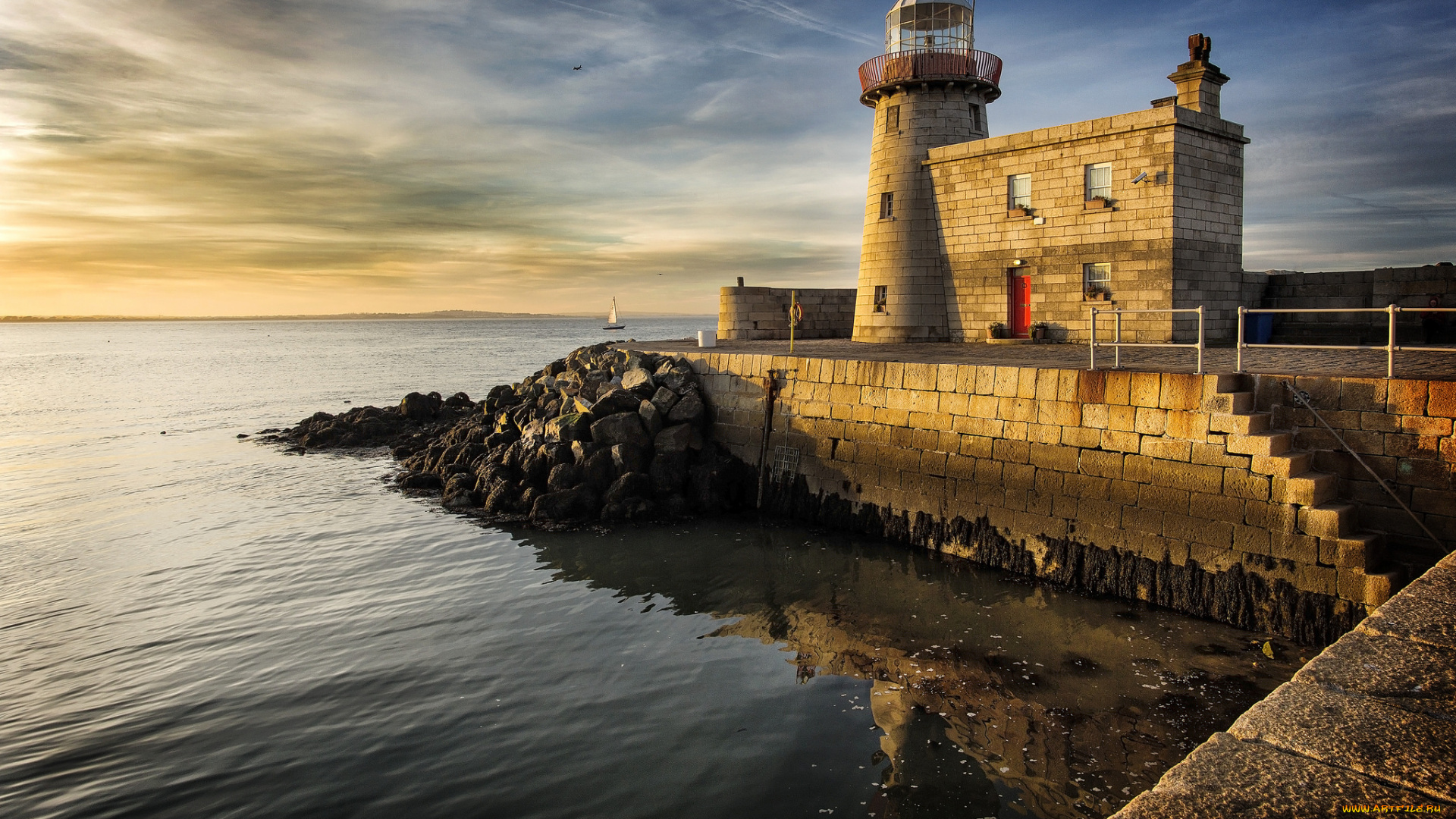 природа, маяки, маяк, побережье