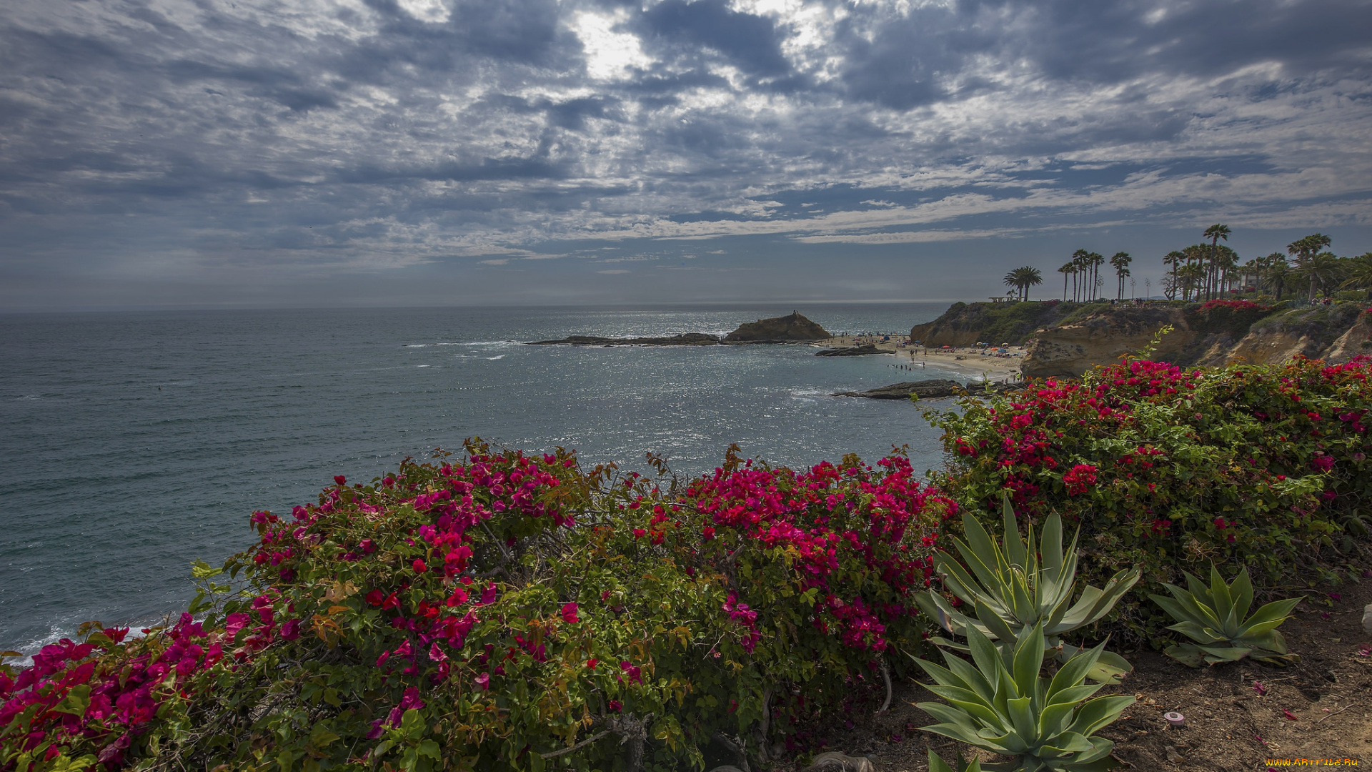 природа, побережье, берег, море