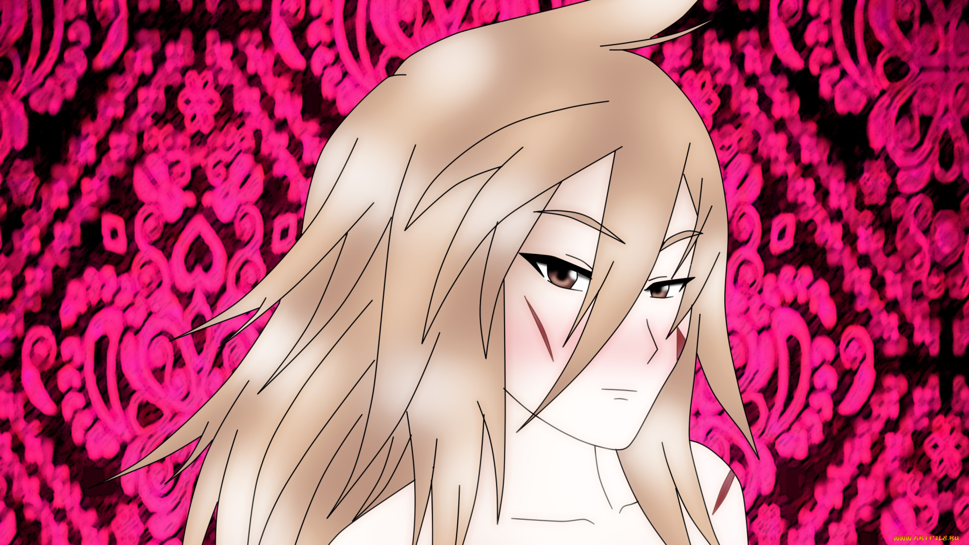 разное, арты, фон, взгляд, девушка