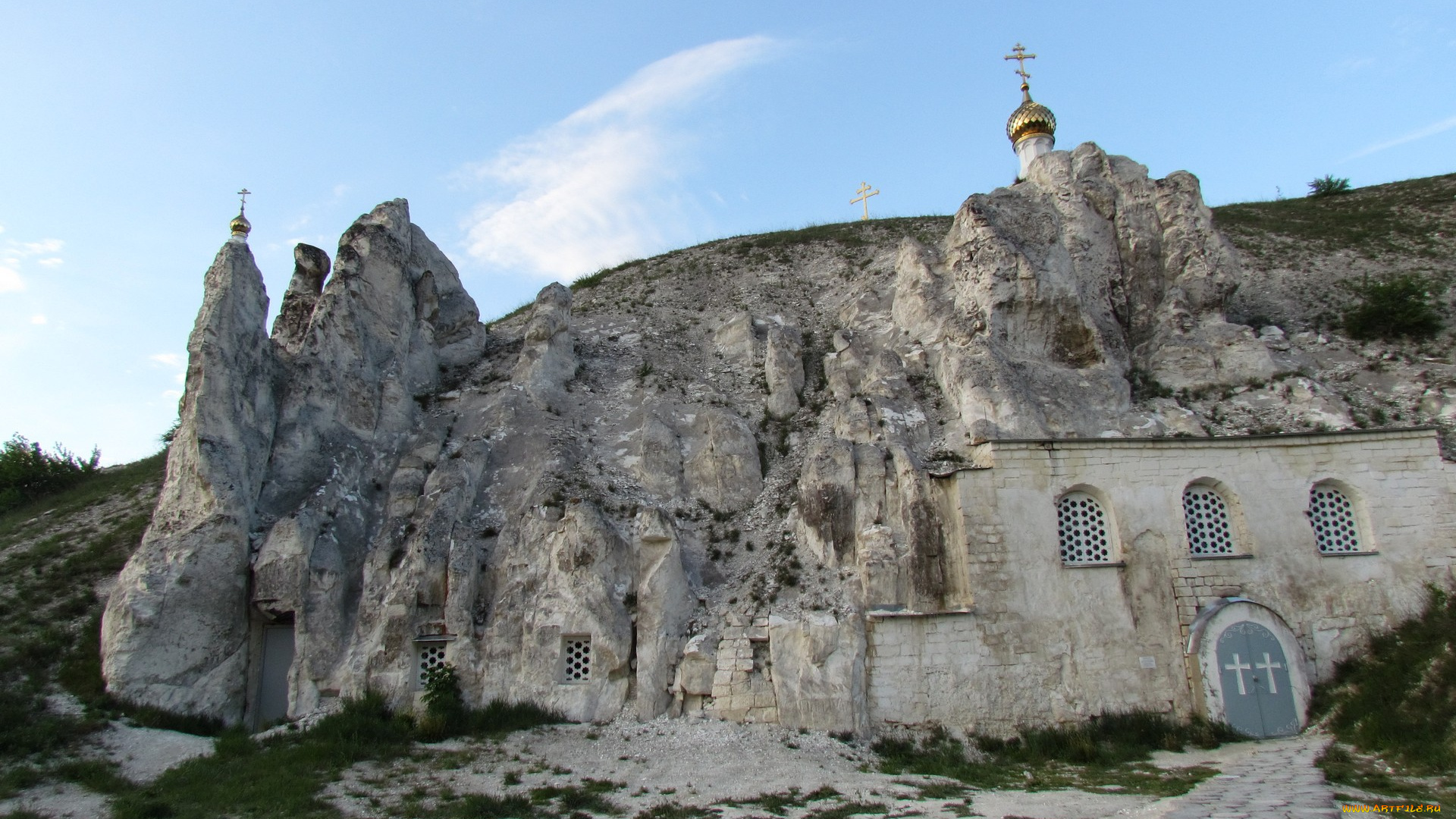 разное, религия, воронежская, пещера, белогорье, монастырь