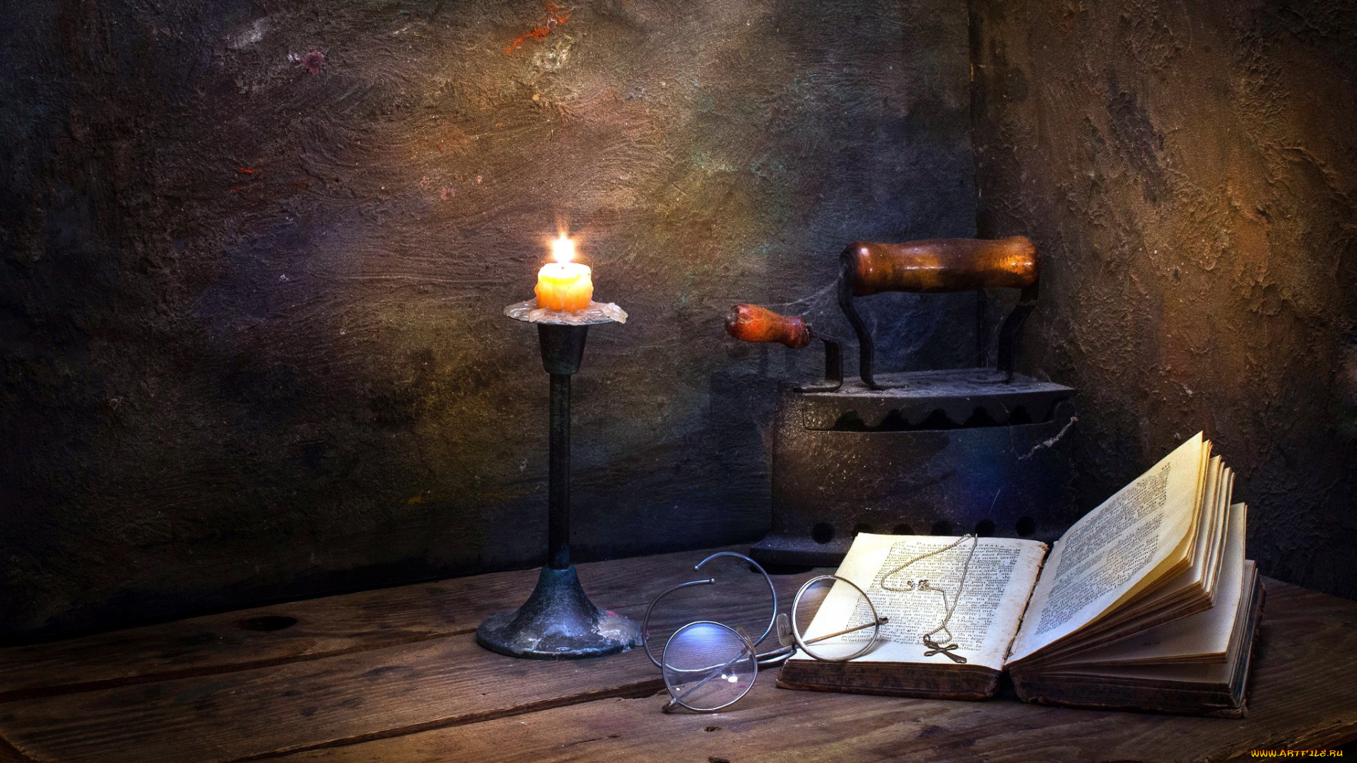 разное, ретро, , винтаж, свеча, книга, крестик, утюг, очки