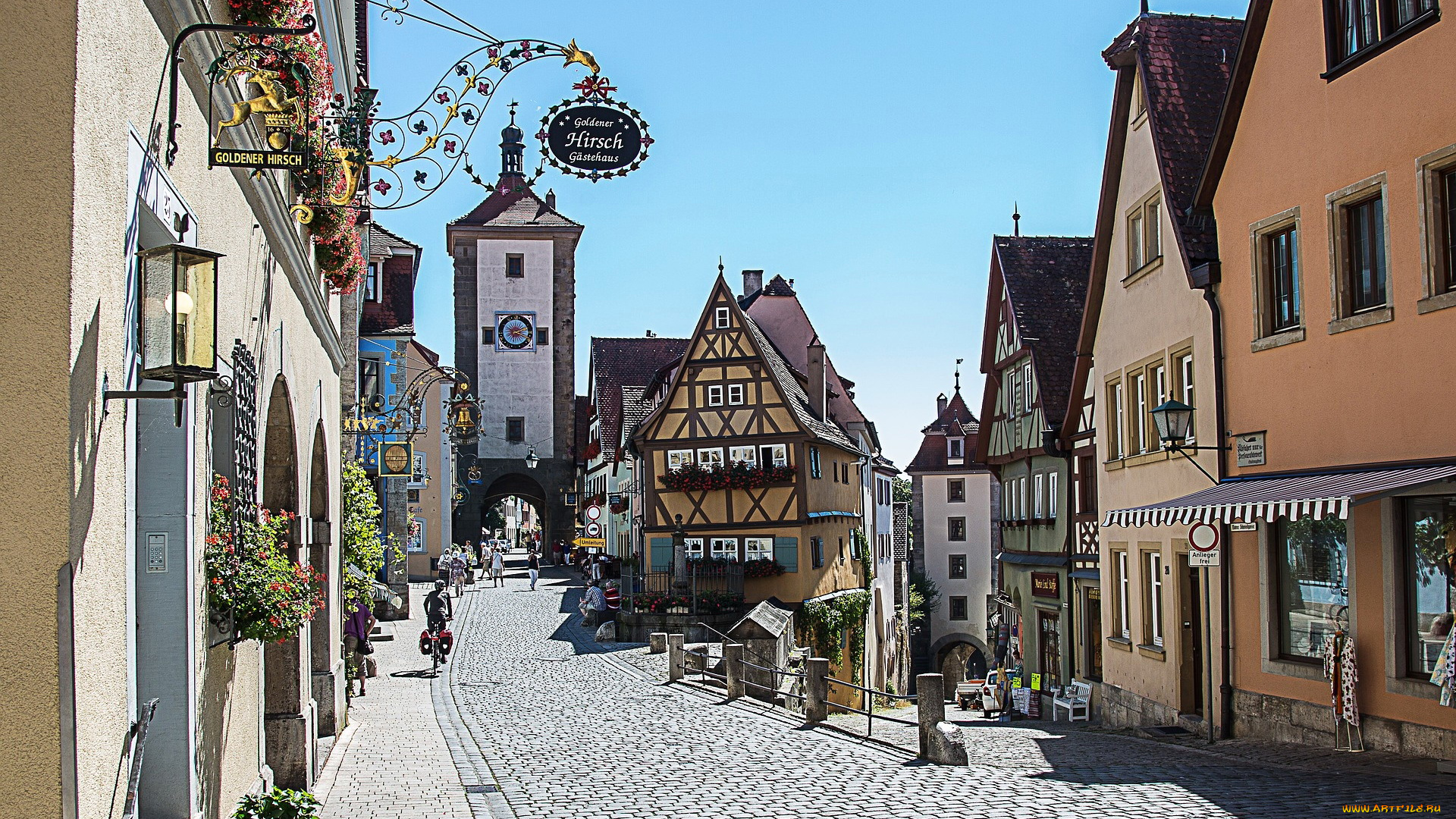 rothenburg, германия, города, -, улицы, , площади, , набережные, rothenburg, германия