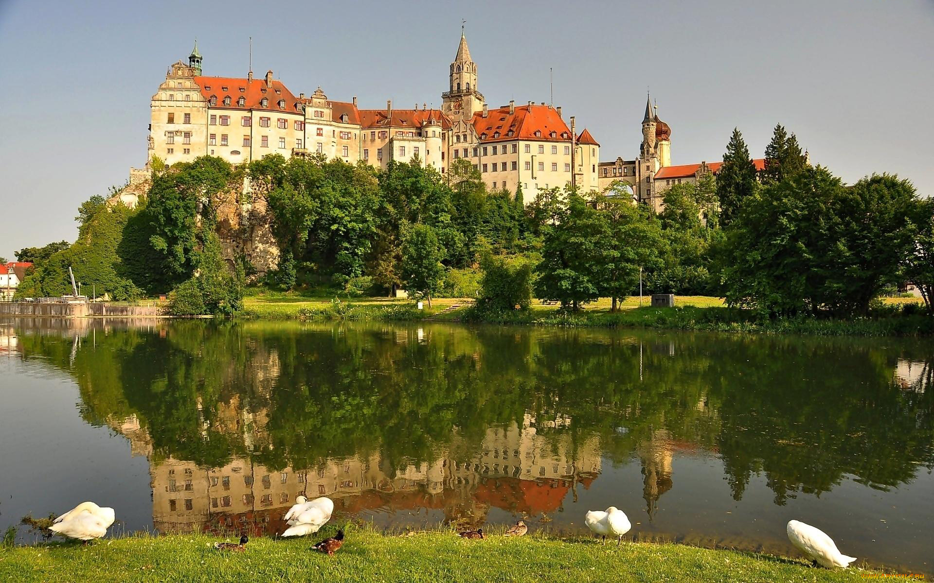castle, sigmaringen, города, замки, германии, castle, sigmaringen
