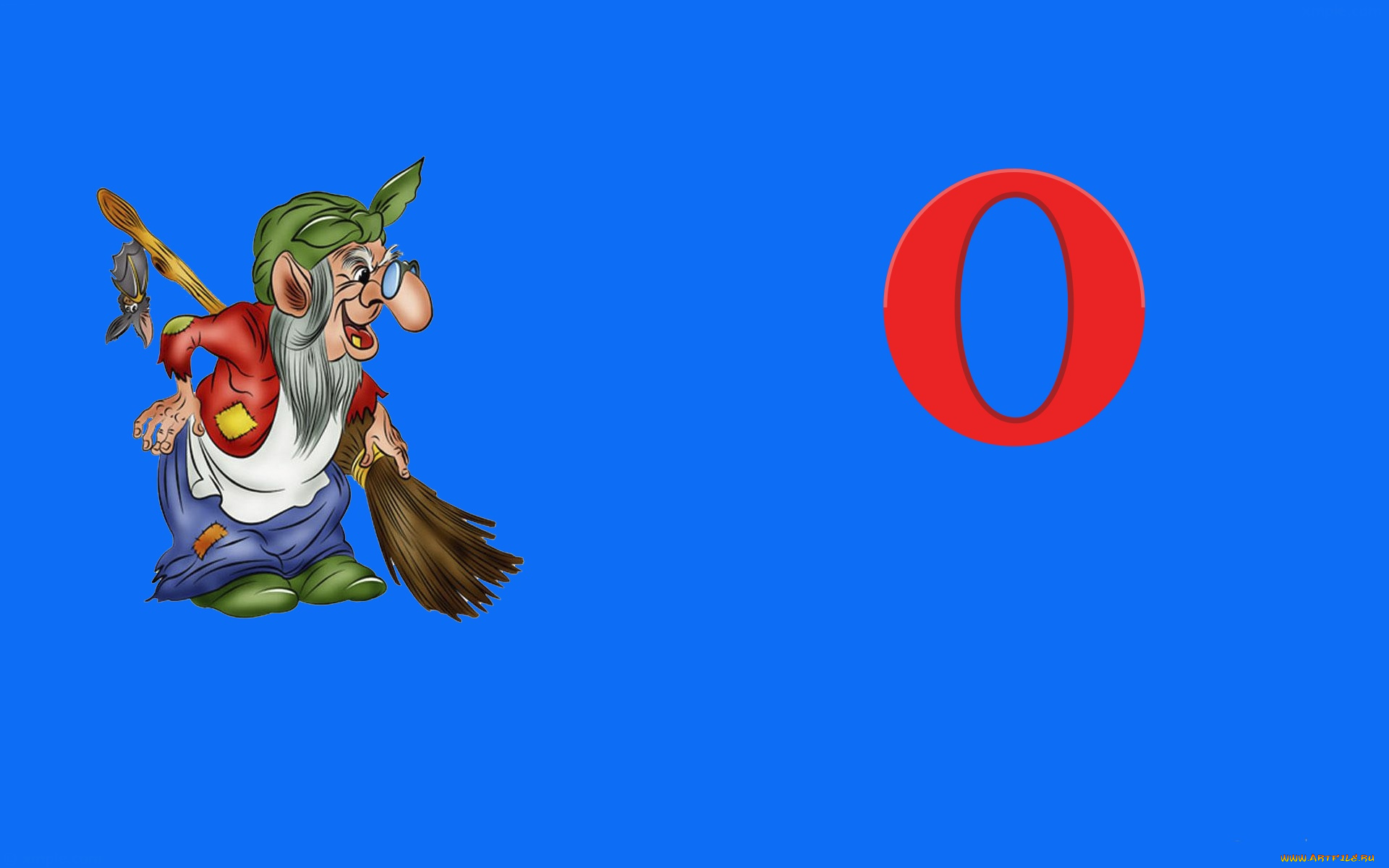 компьютеры, opera, фон, логотип