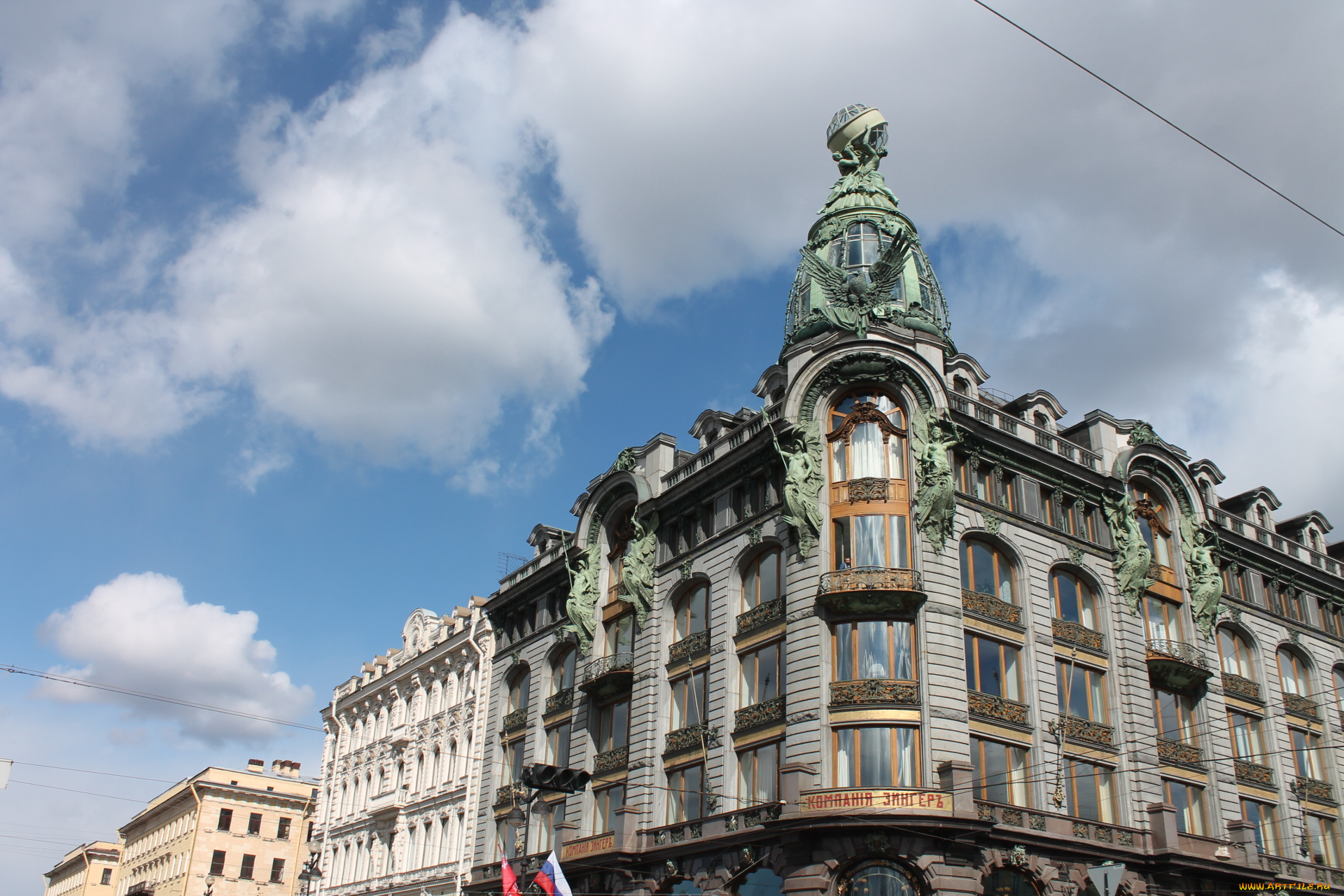 города, -, здания, , дома, памятники, питер