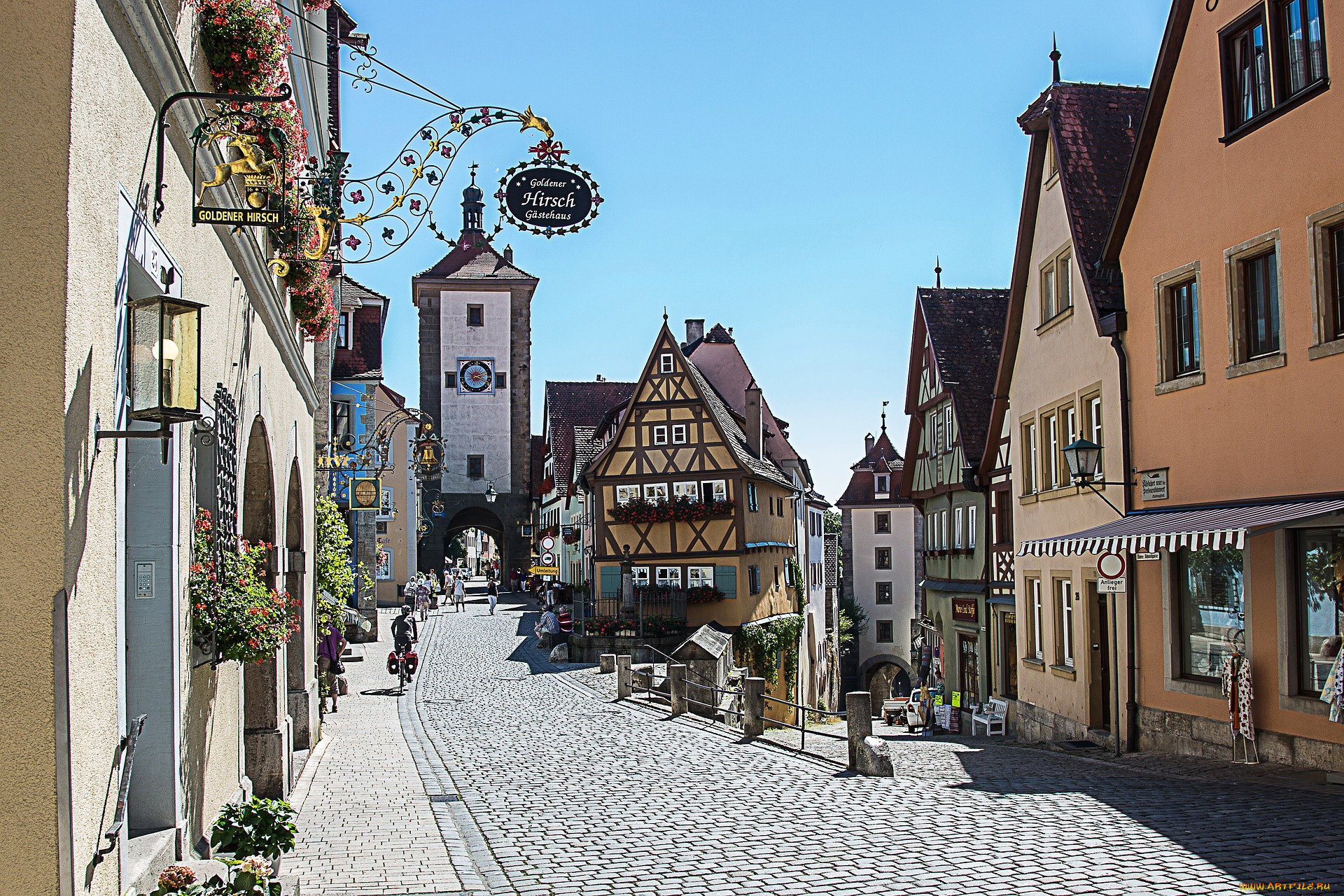 rothenburg, германия, города, -, улицы, , площади, , набережные, rothenburg, германия