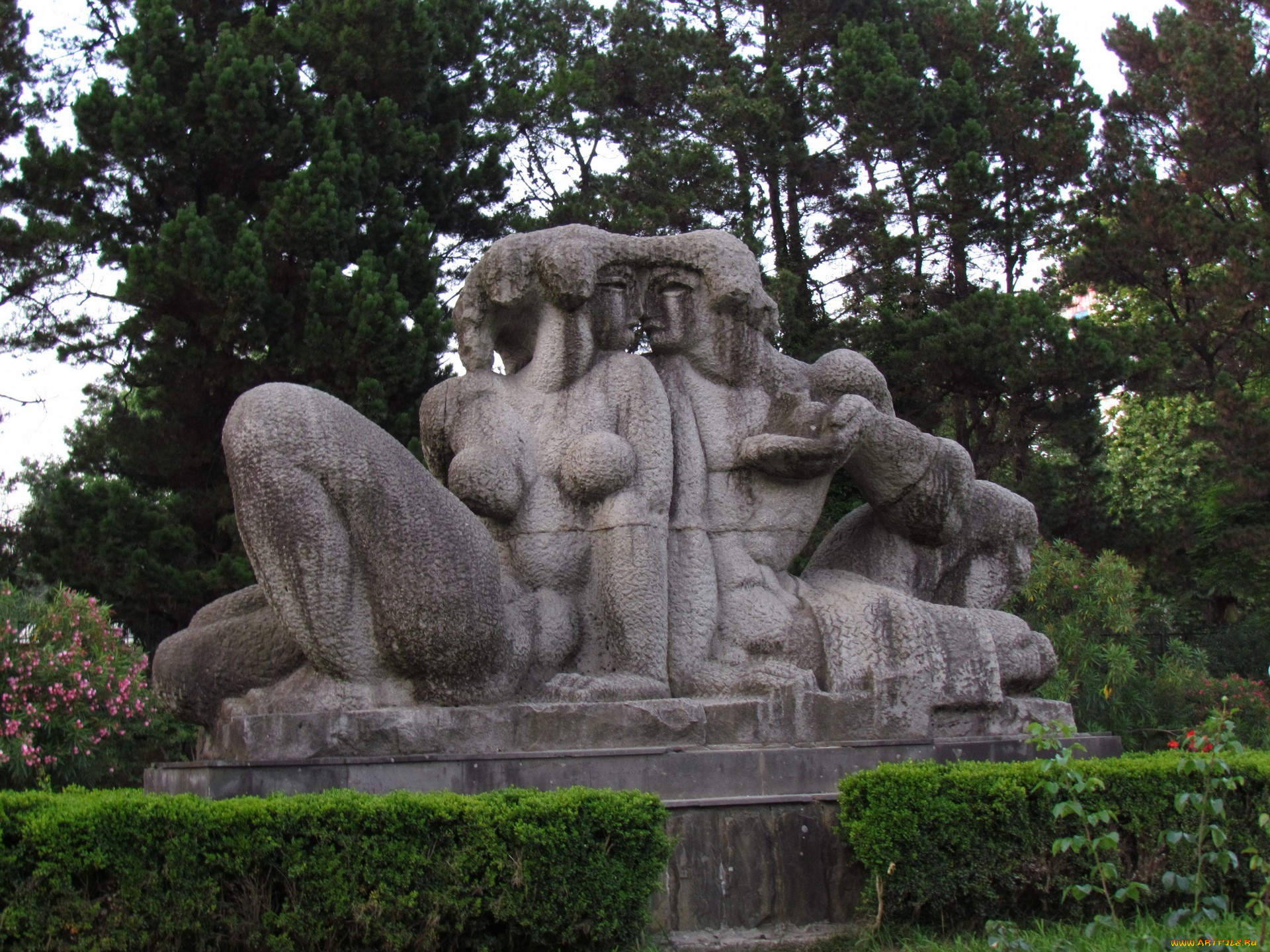 разное, садовые, и, парковые, скульптуры, сочи, скульптура
