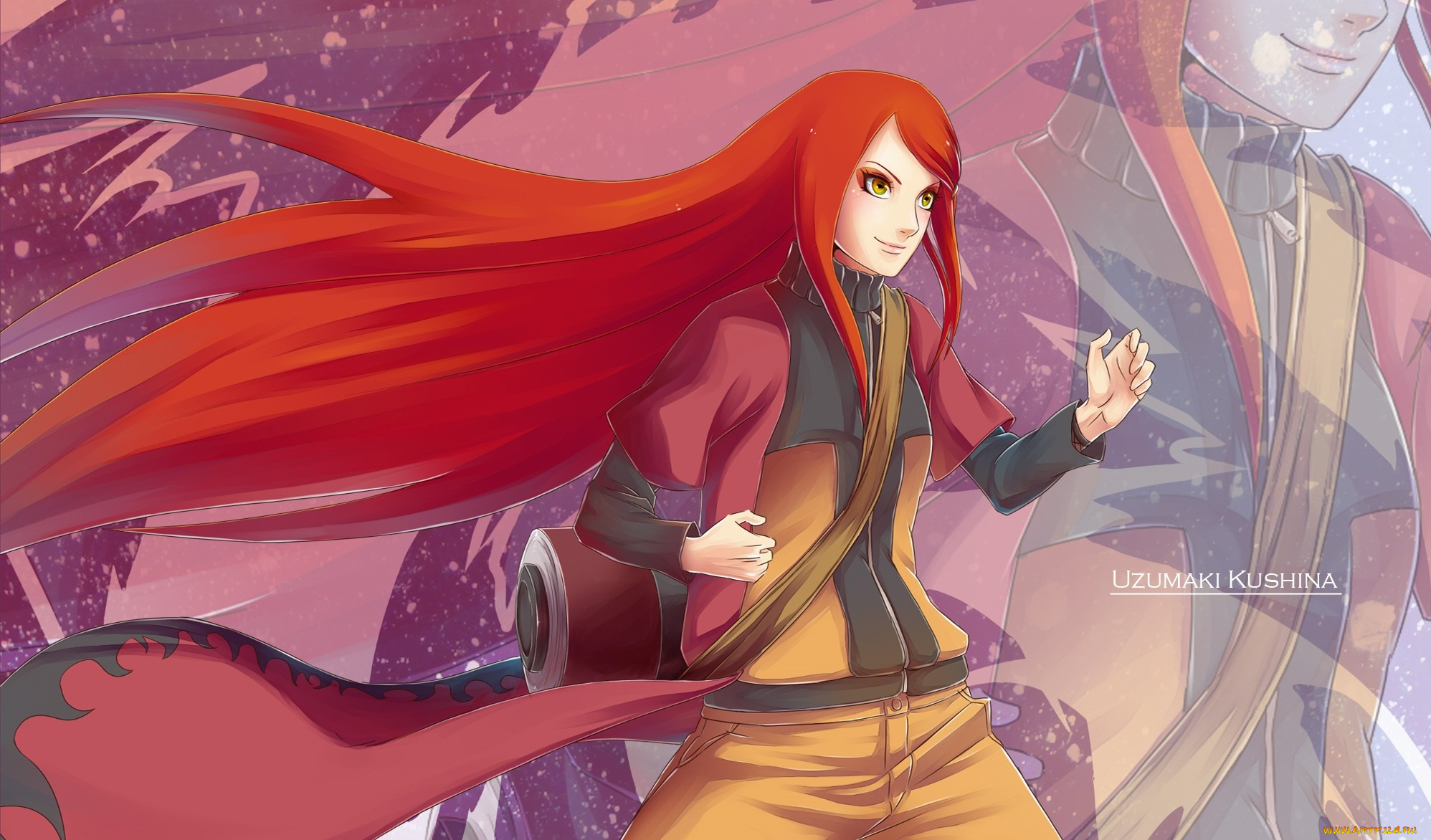 аниме, naruto, кушина