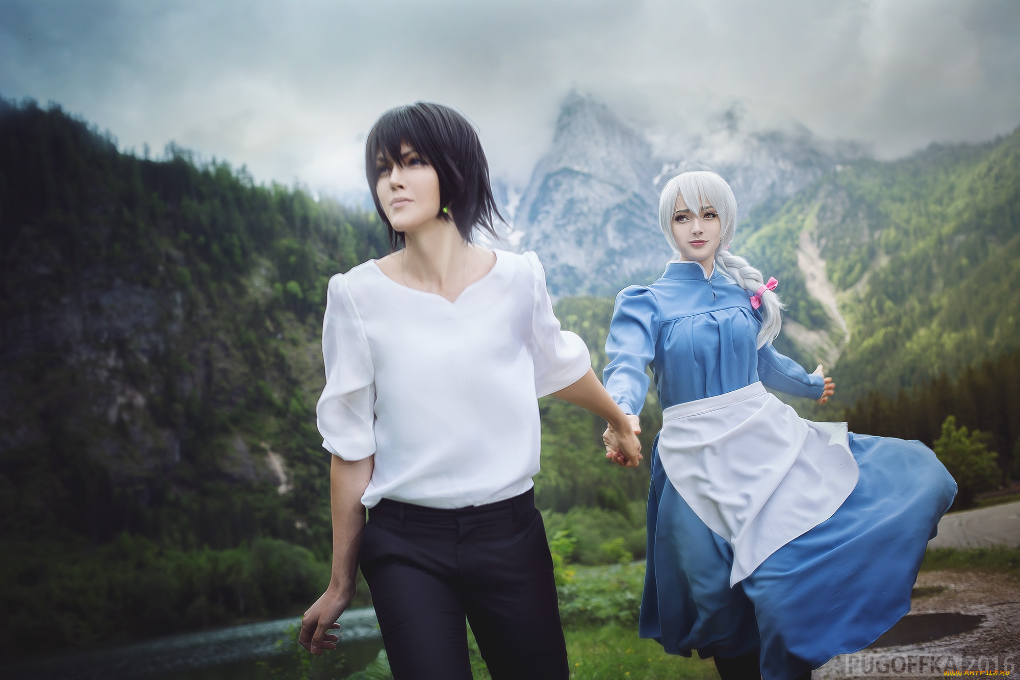 разное, cosplay, , косплей, howl, no, ugoku, shiro, sophie, hatter, аниме