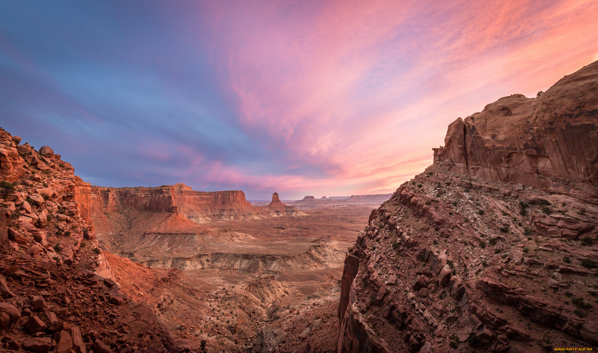 природа, горы, простор