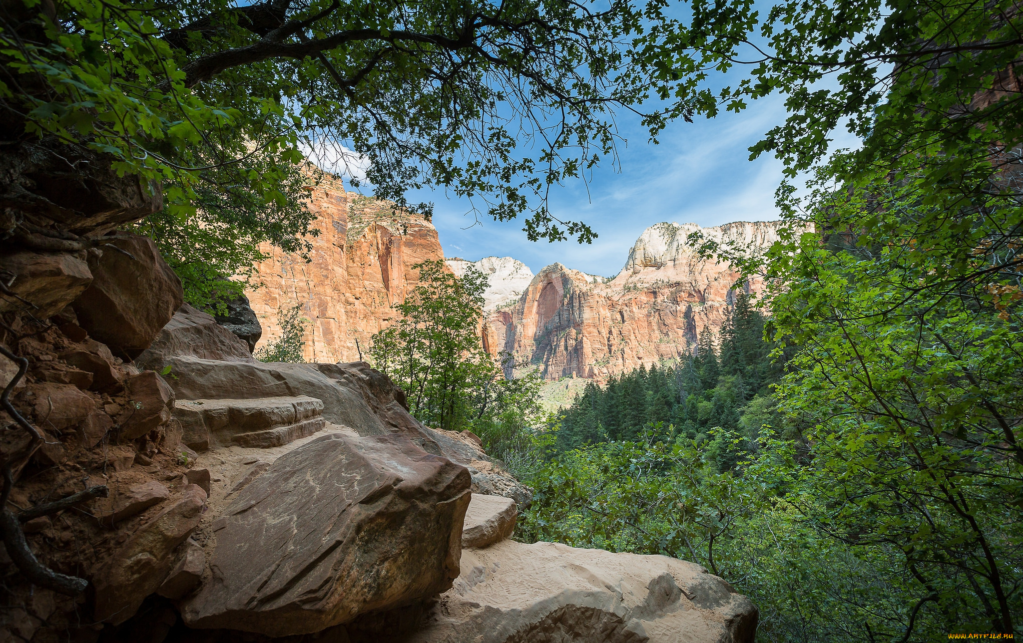 природа, горы, простор