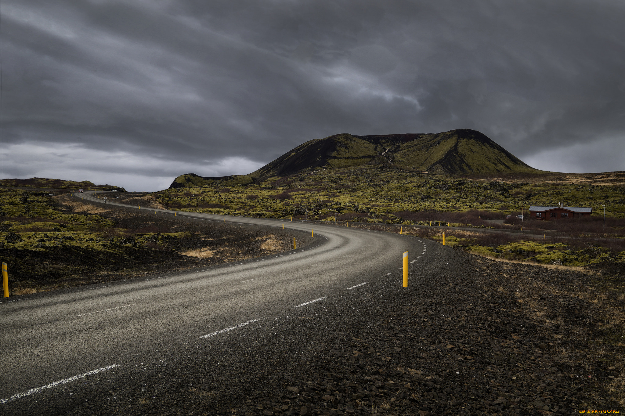 природа, дороги, тракт