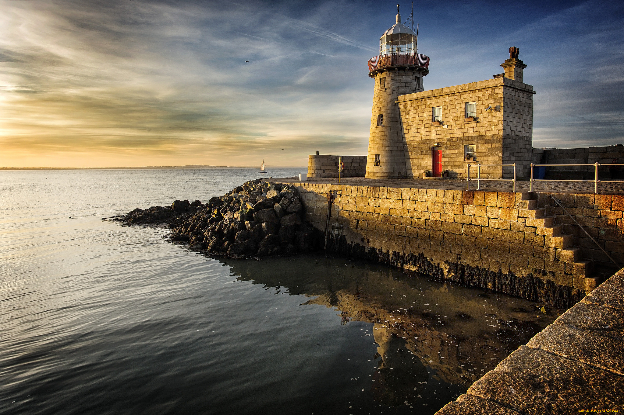 природа, маяки, маяк, побережье