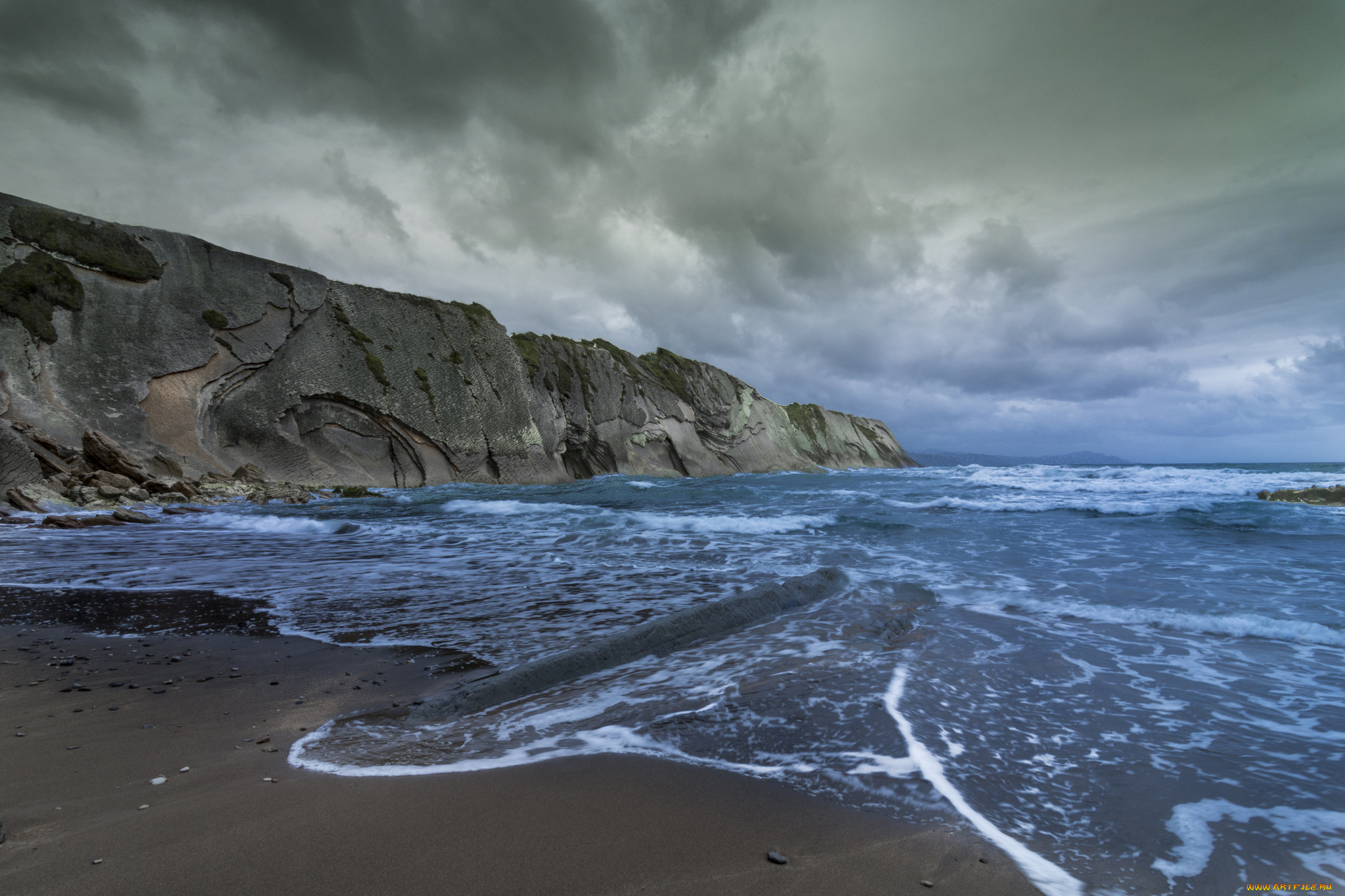 природа, побережье, берег, море