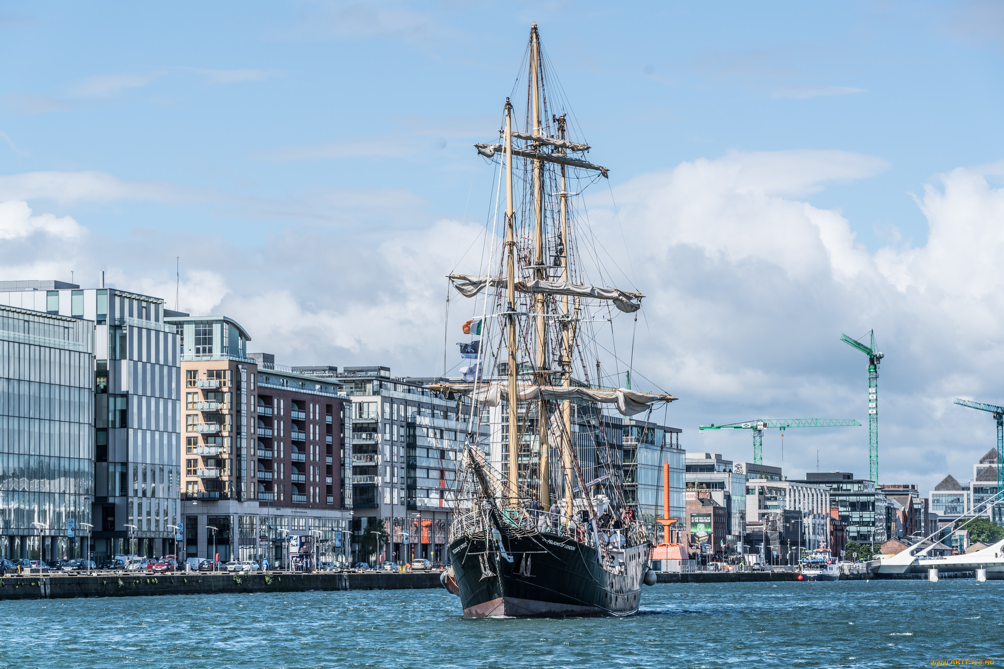 корабли, парусники, мачты, паруса