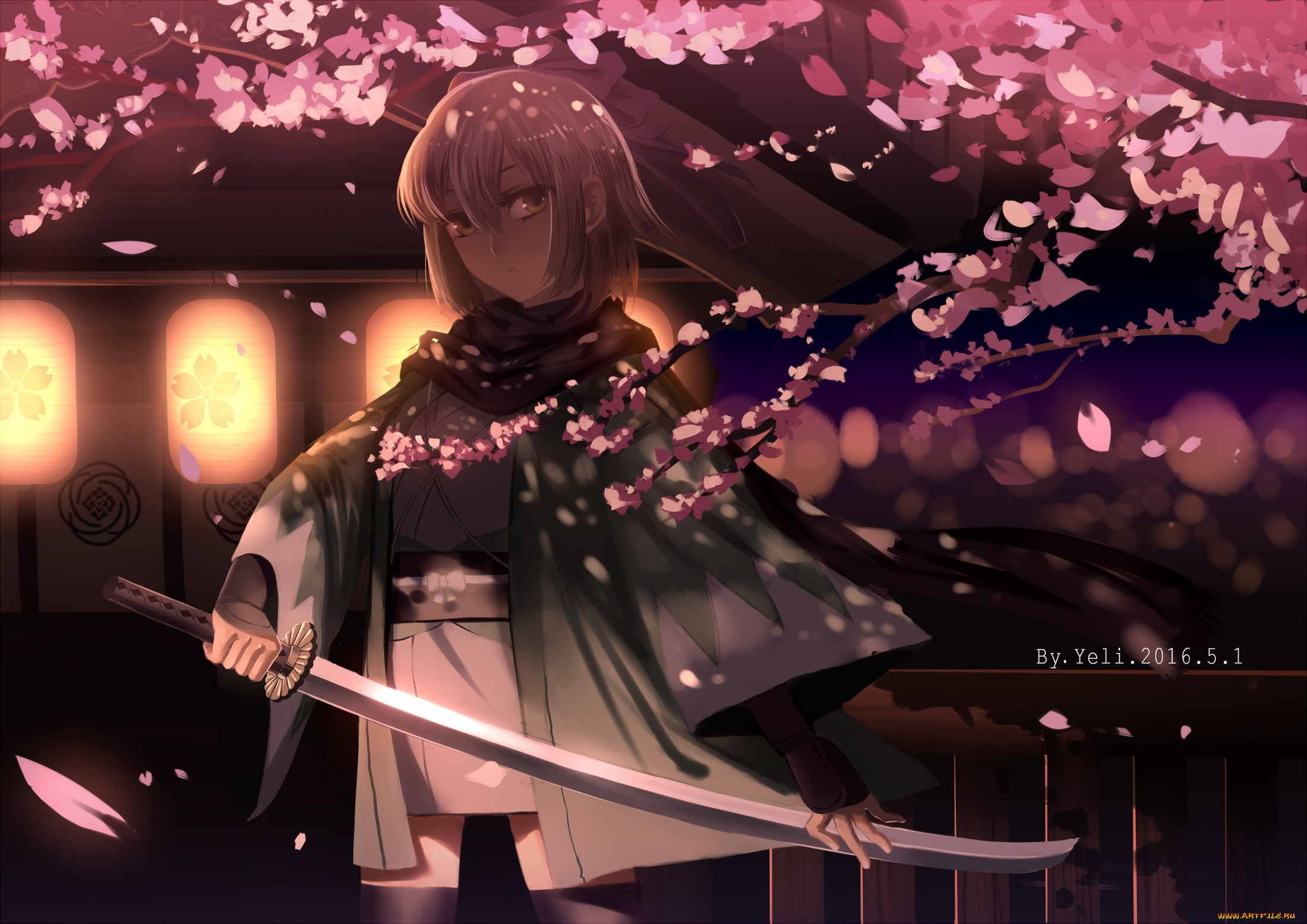 аниме, fate, stay, night, sakura, saber