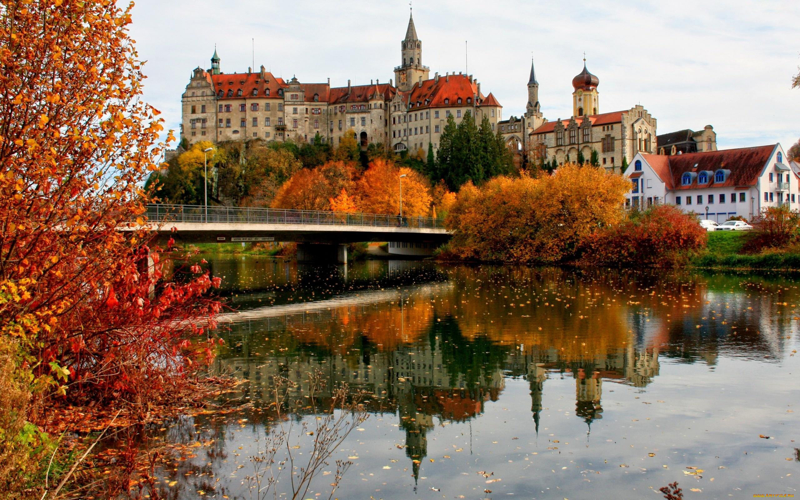 castle, sigmaringen, города, замки, германии, castle, sigmaringen