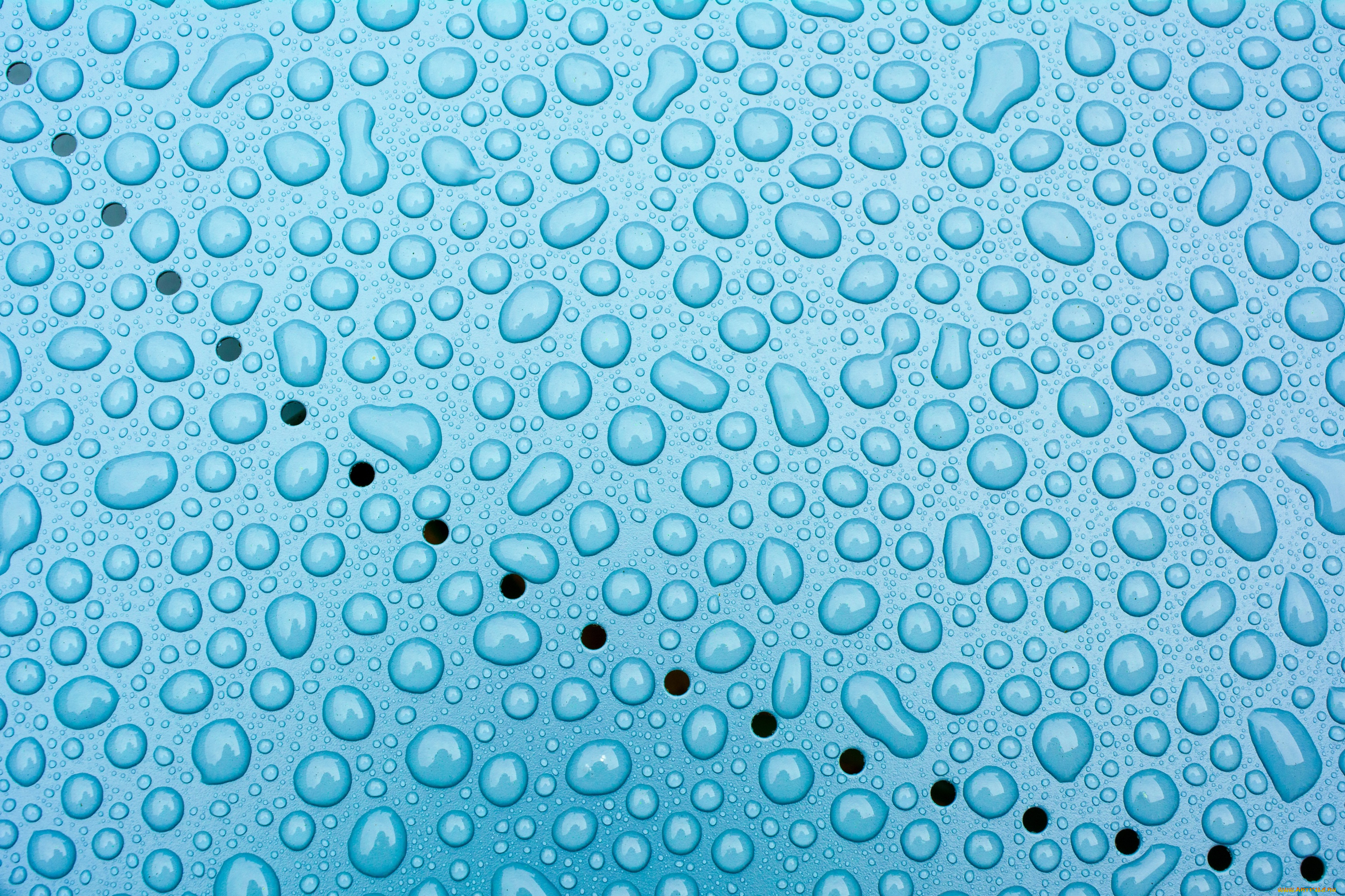 разное, капли, , брызги, , всплески, голубой, отверстия