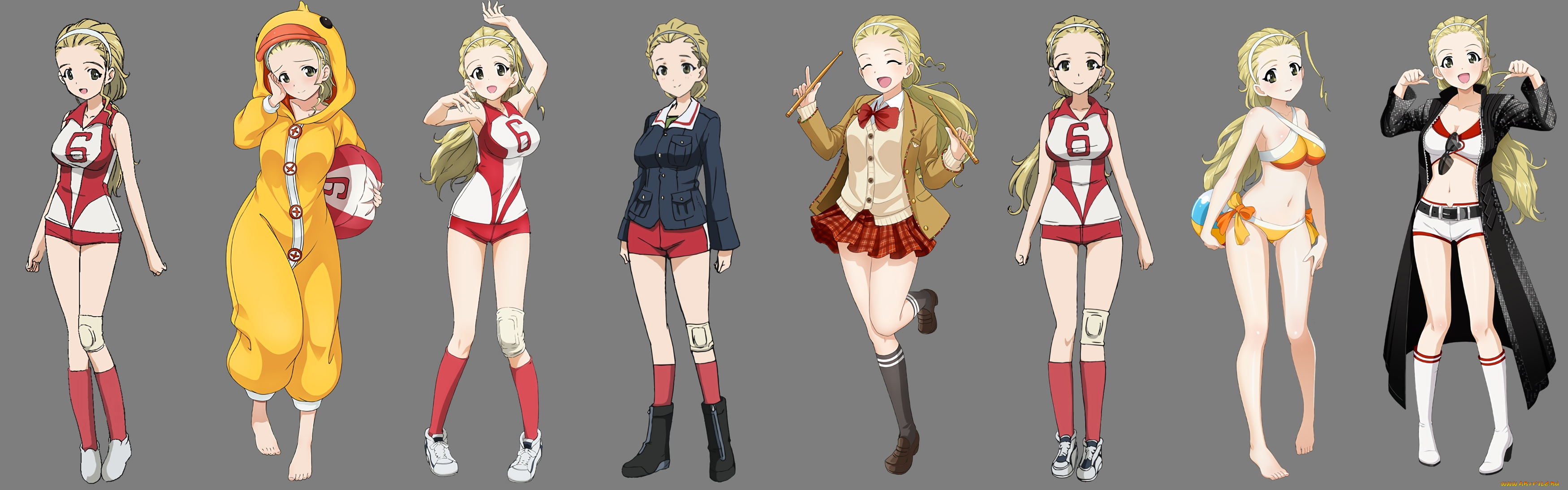 аниме, girls, und, panzer, girls, und, panzer