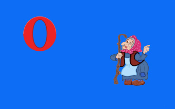 Картинка компьютеры opera фон логотип