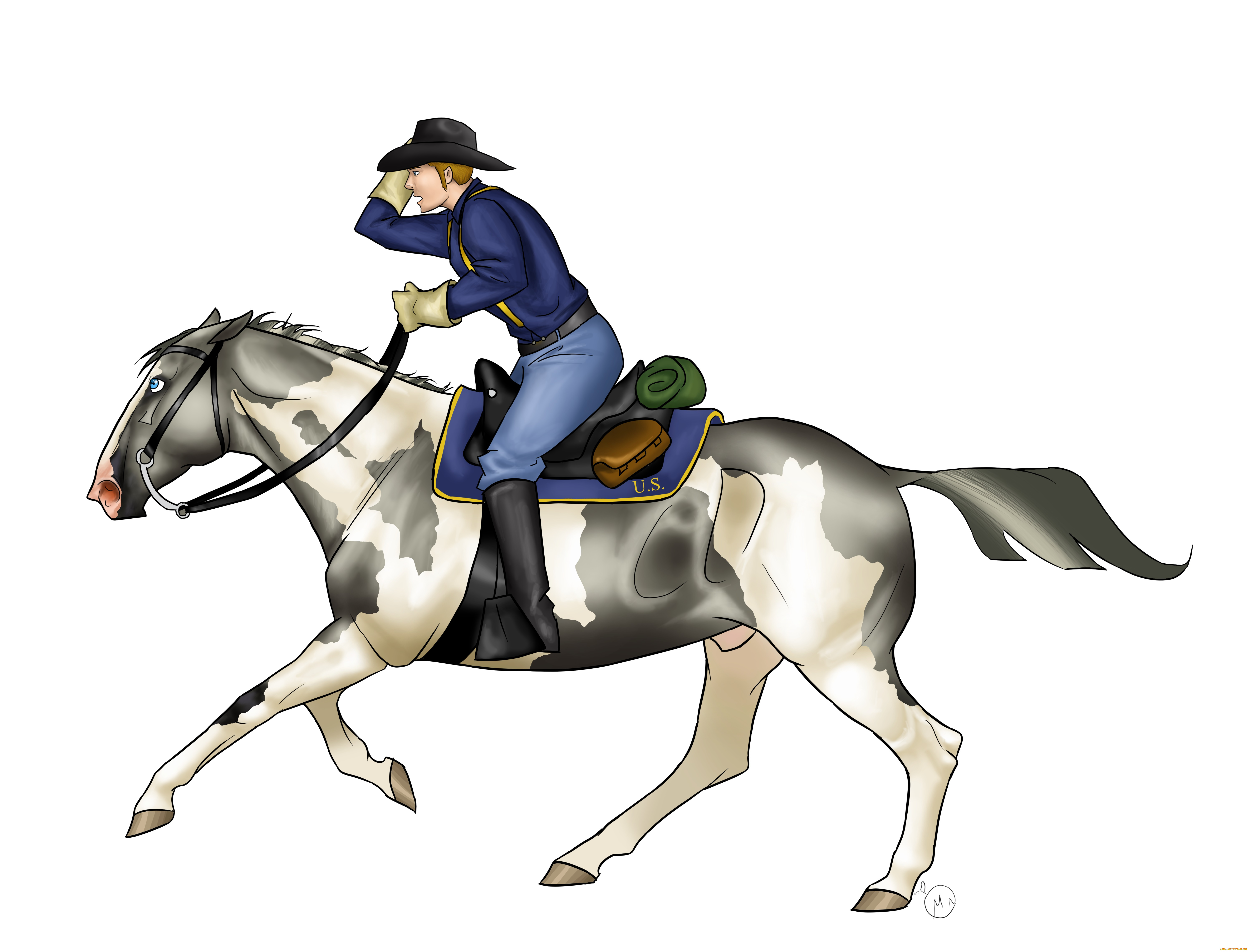 рисованное, животные, , лошади, фон, лошадь