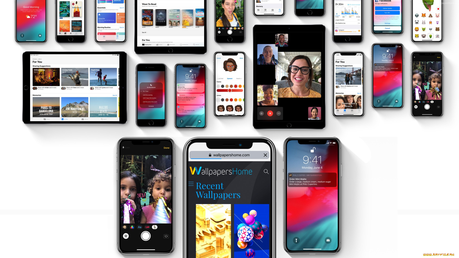 бренды, iphone, гаджеты, интерфейс, psd, ios, 12, система, gui