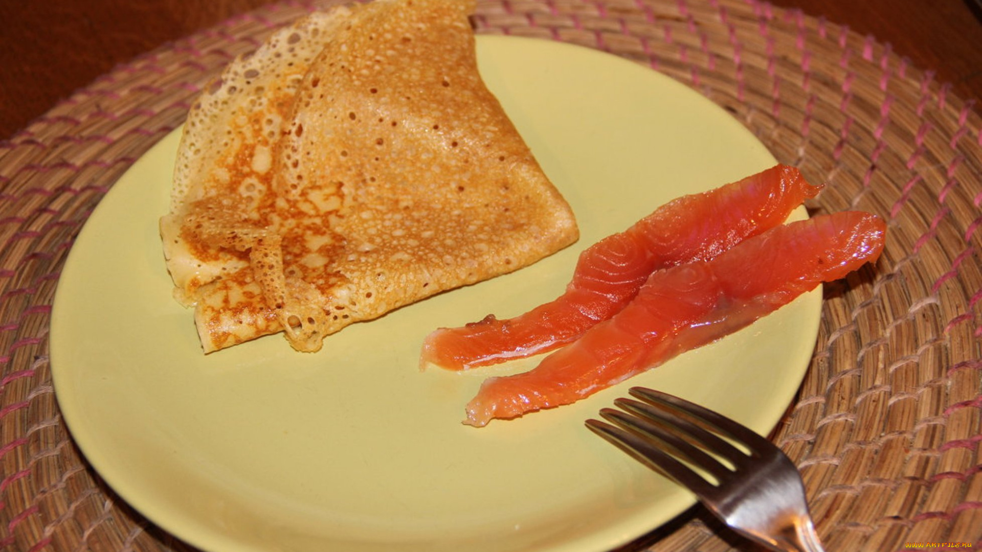 еда, блины, , оладьи, рыба