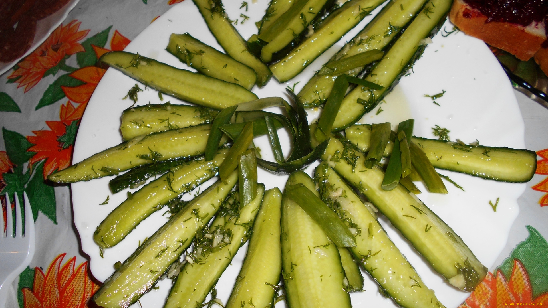 еда, огурцы