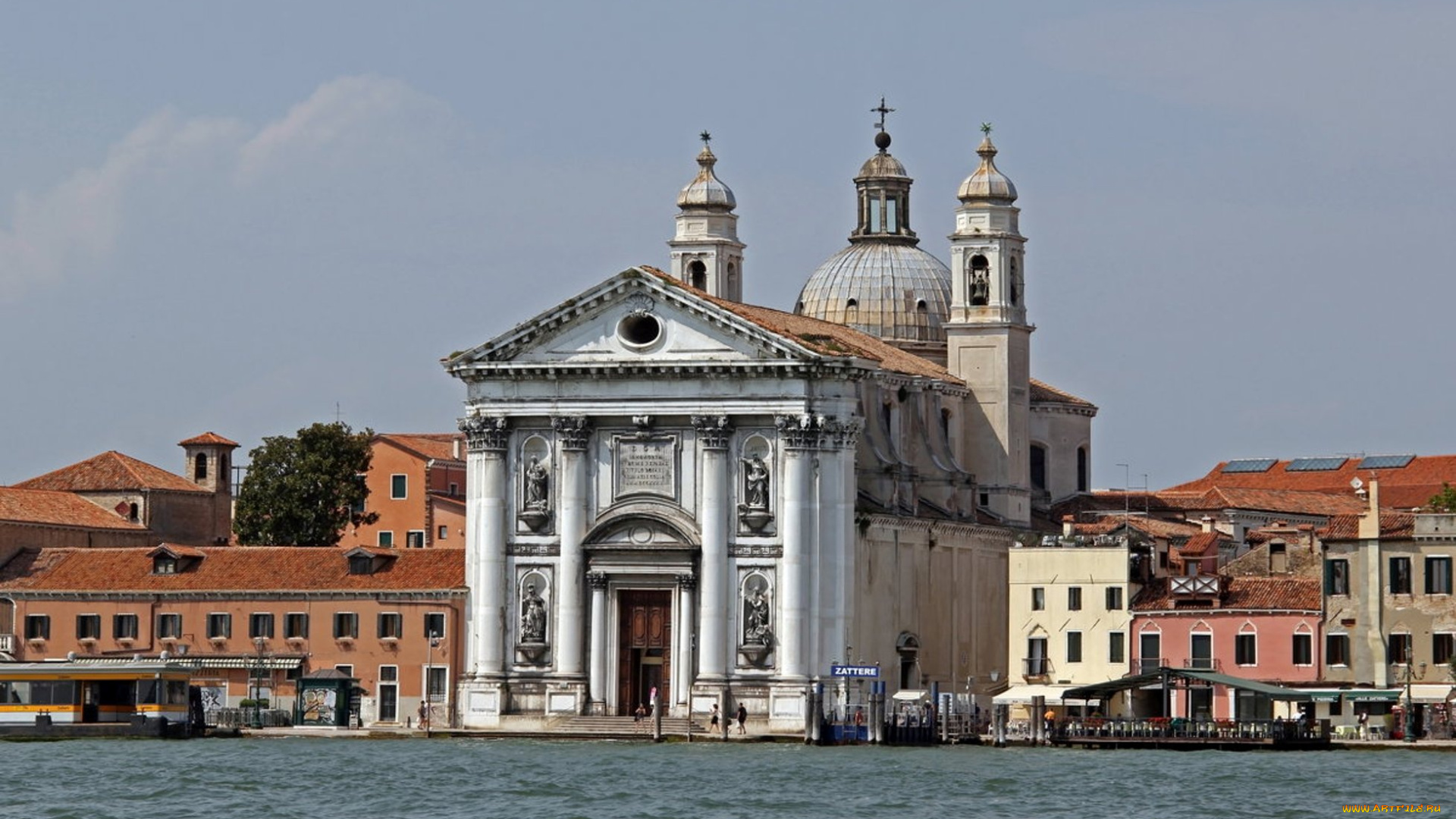 города, венеция, , италия, здание, город, дом