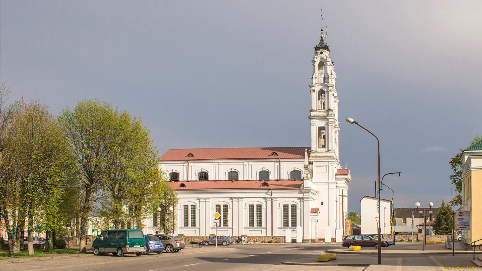 костёл, святого, михаила, архангела, города, -, католические, соборы, , костелы, , аббатства, храм, церковь, здание, город