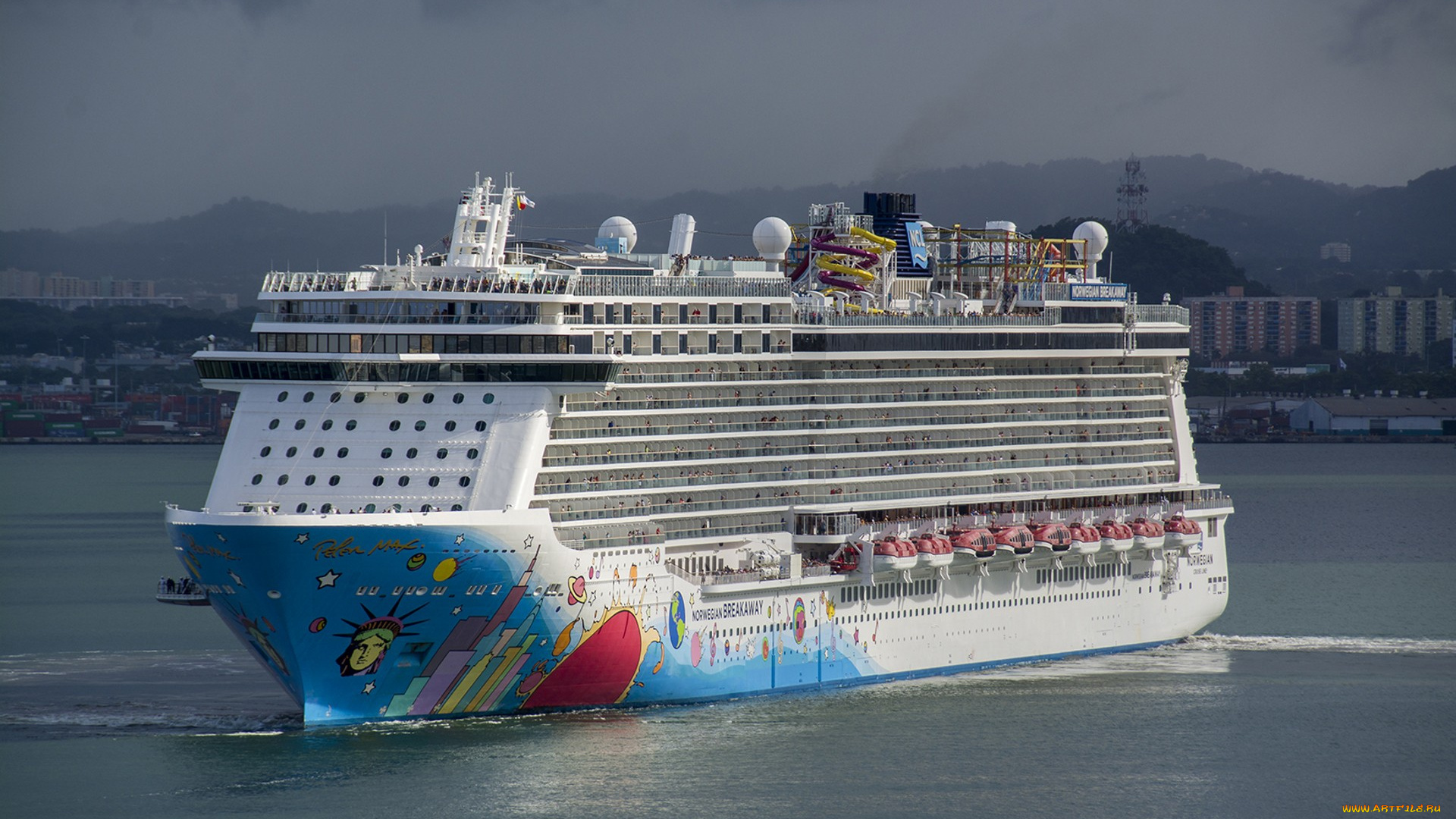 norwegian, breakaway, корабли, лайнеры, круиз, лайнер