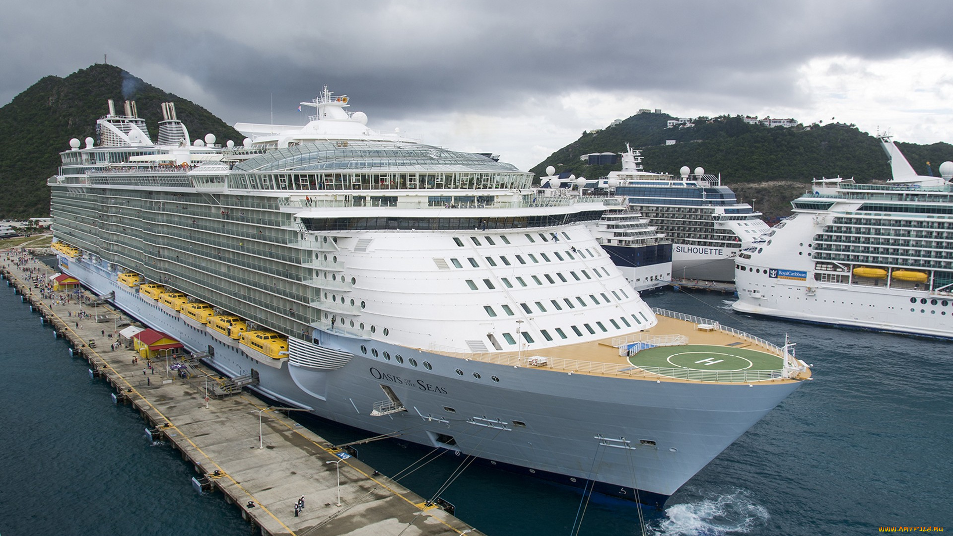 oasis, of, the, seas, корабли, лайнеры, круиз, лайнер
