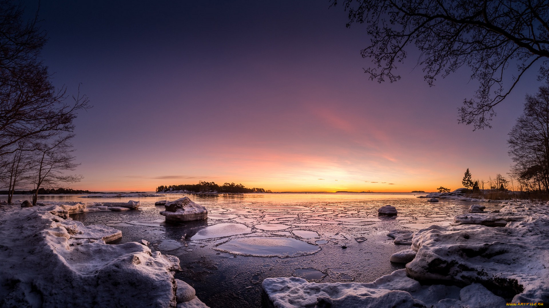 природа, восходы, закаты, простор